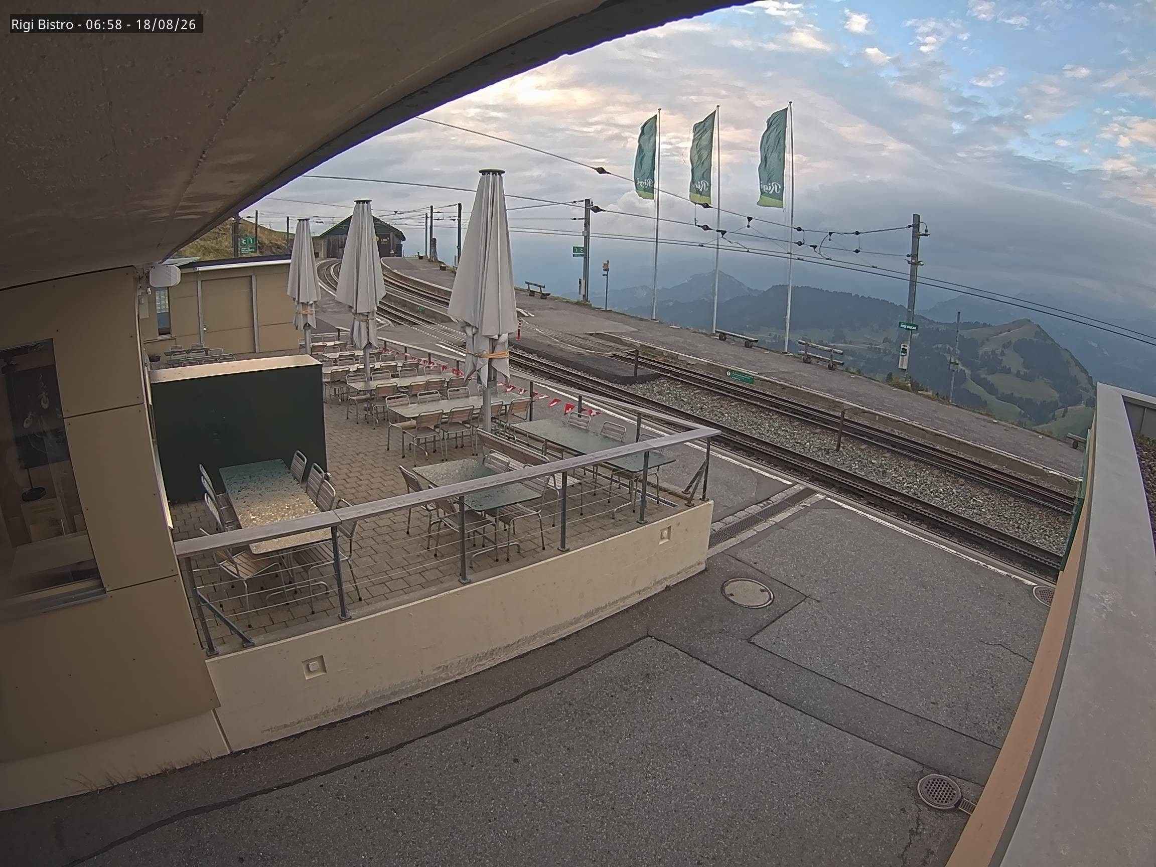 Archiv Foto Webcam Blick auf Rigi Kulm, Bergrestaurant