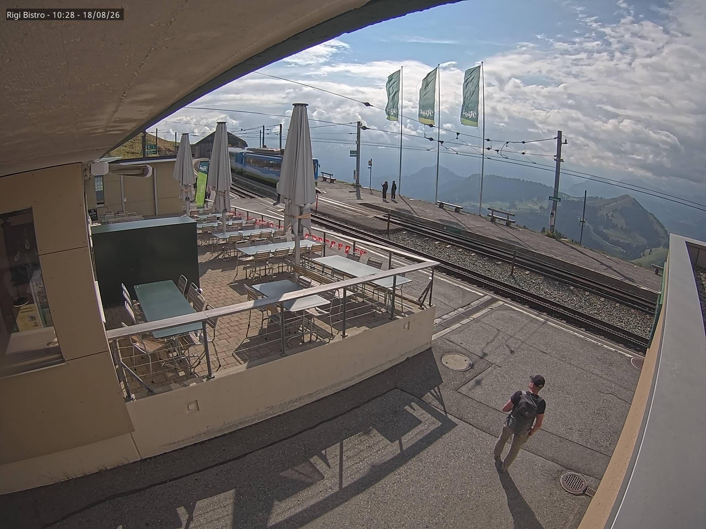 Archiv Foto Webcam Blick auf Rigi Kulm, Bergrestaurant