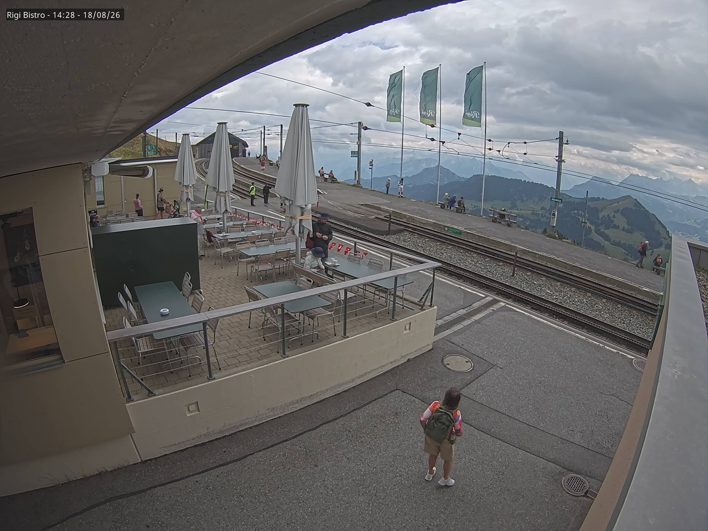 Archiv Foto Webcam Blick auf Rigi Kulm, Bergrestaurant