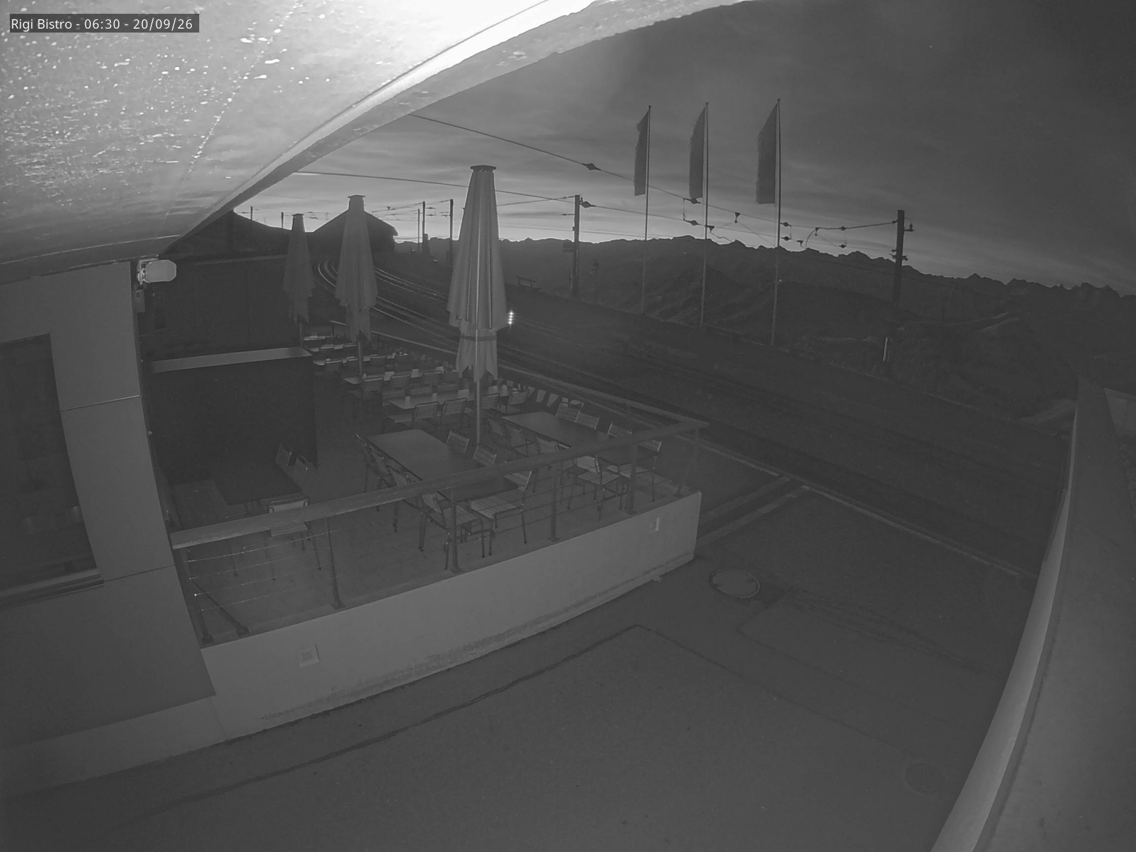Archiv Foto Webcam Blick auf Rigi Kulm, Bergrestaurant