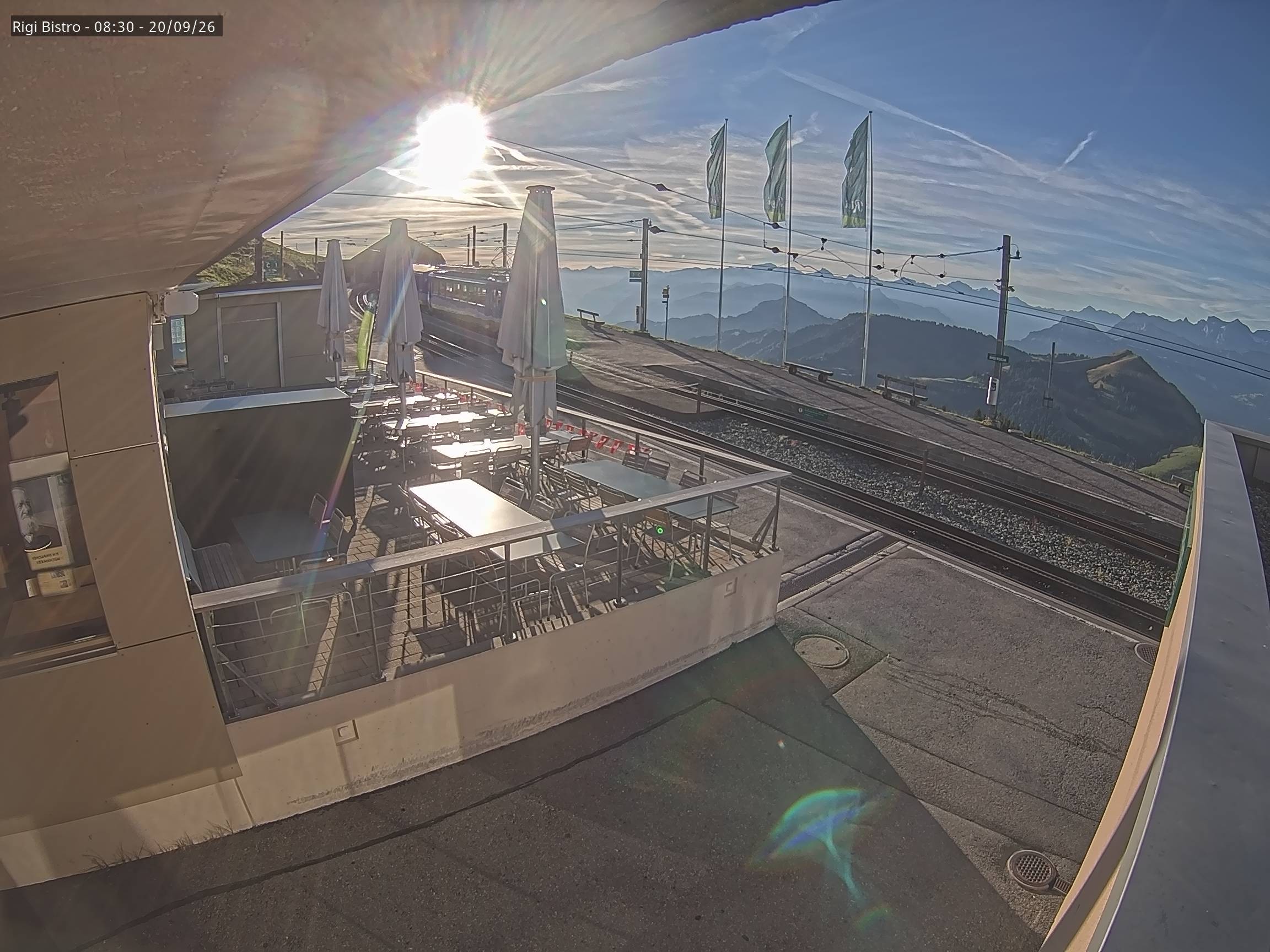 Archiv Foto Webcam Blick auf Rigi Kulm, Bergrestaurant