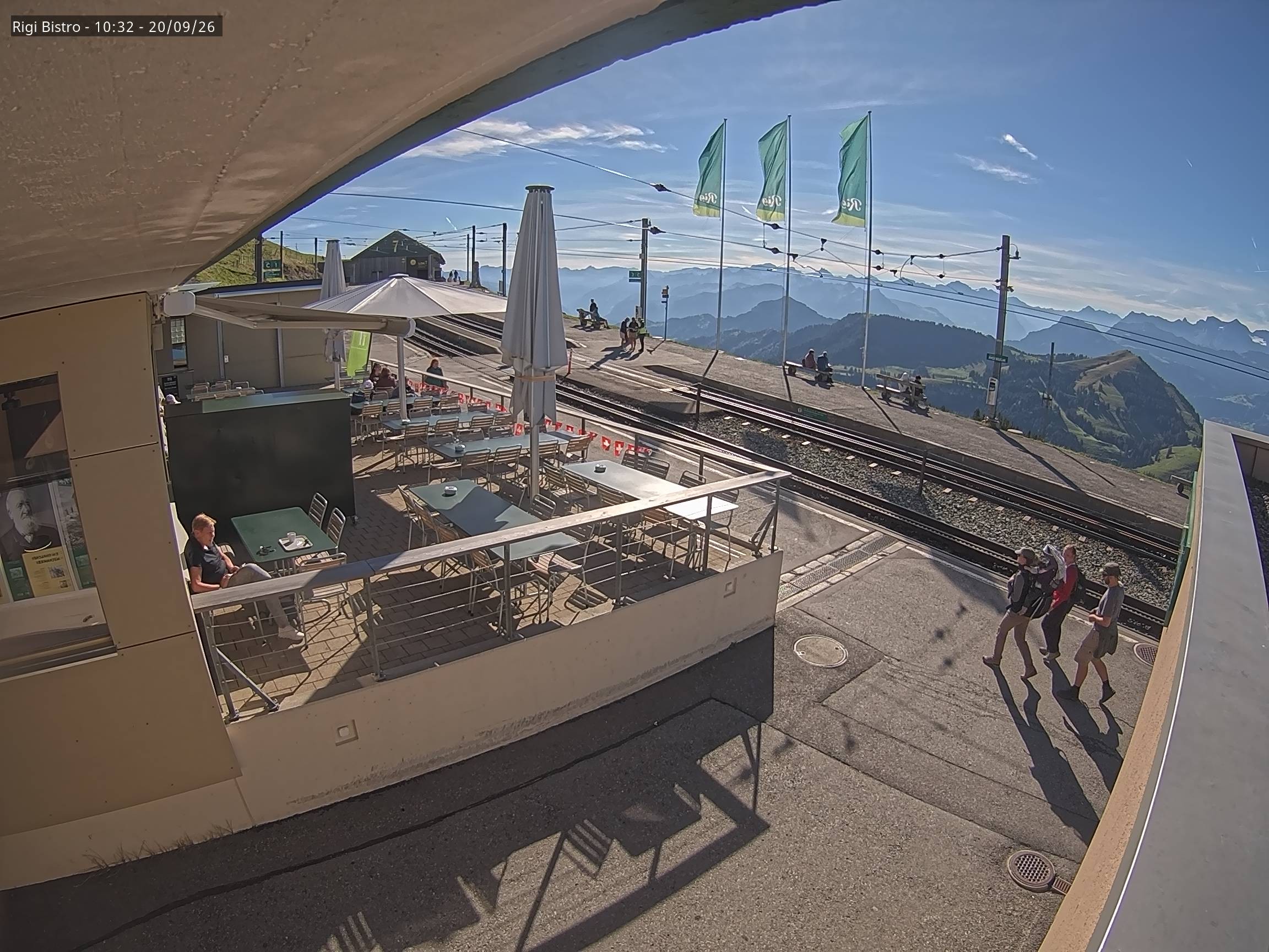 Archiv Foto Webcam Blick auf Rigi Kulm, Bergrestaurant