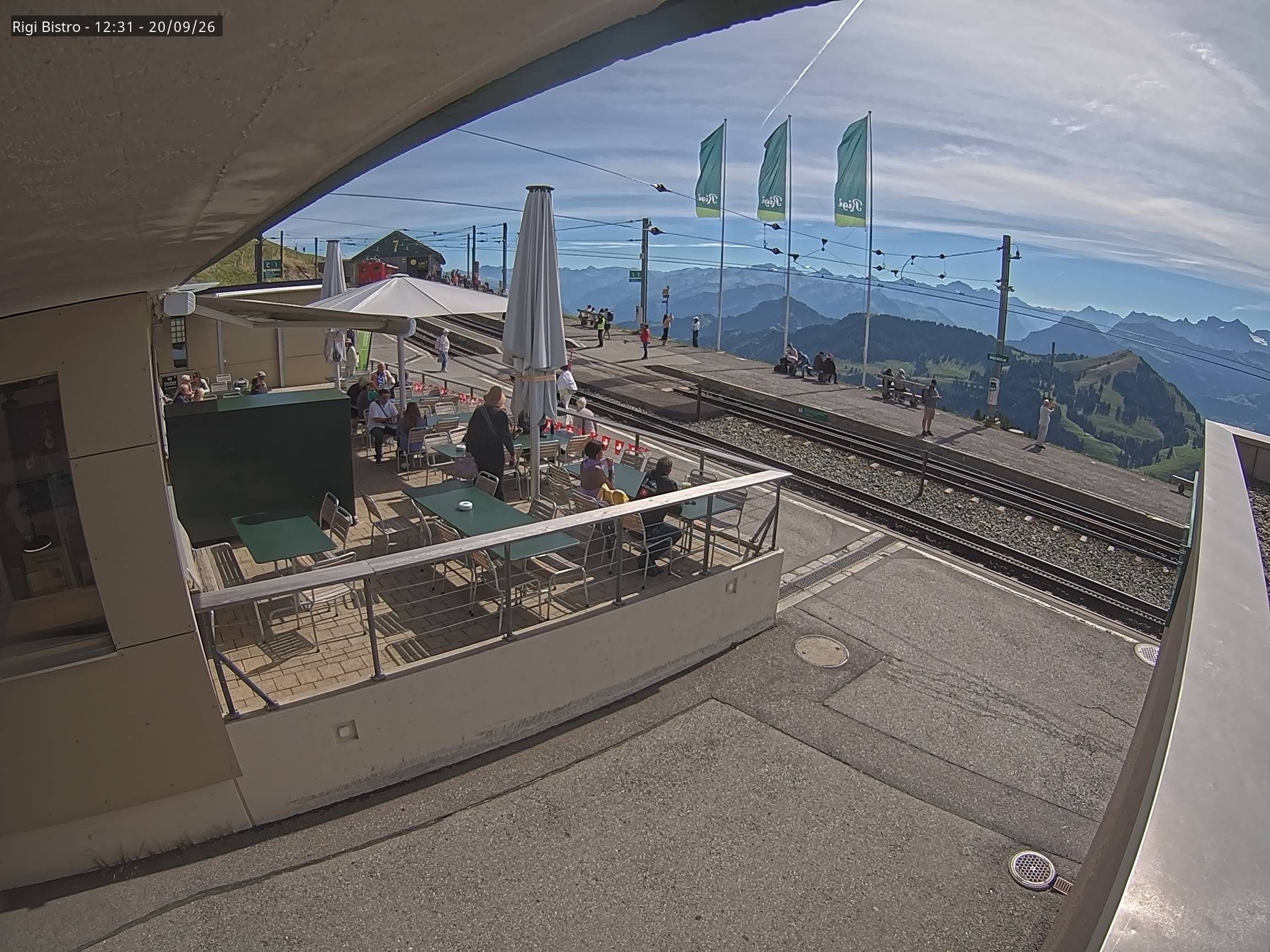 Archiv Foto Webcam Blick auf Rigi Kulm, Bergrestaurant