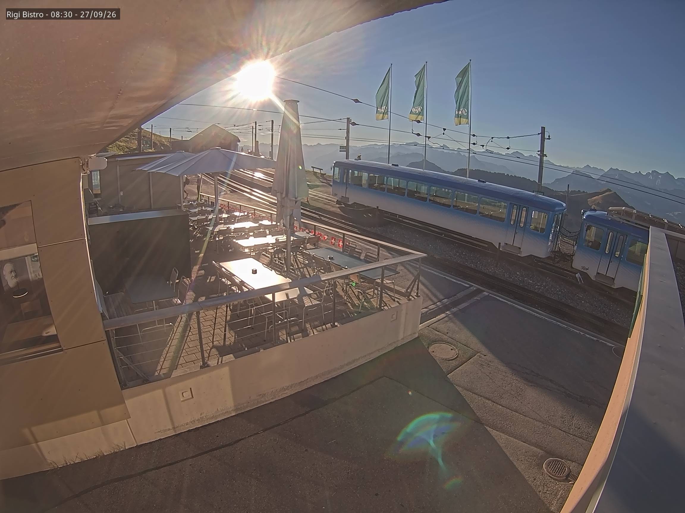 Archiv Foto Webcam Blick auf Rigi Kulm, Bergrestaurant