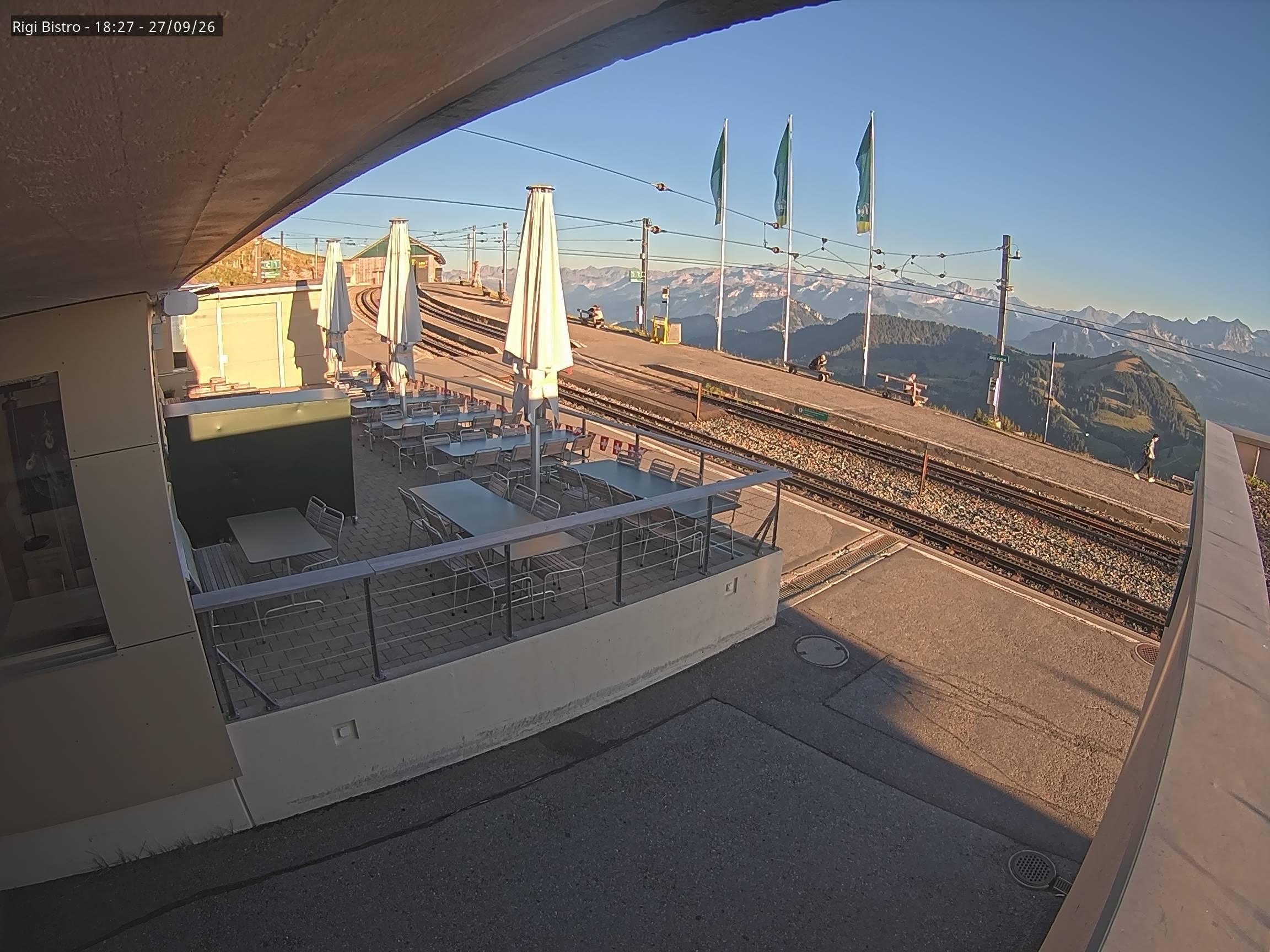 Archiv Foto Webcam Blick auf Rigi Kulm, Bergrestaurant