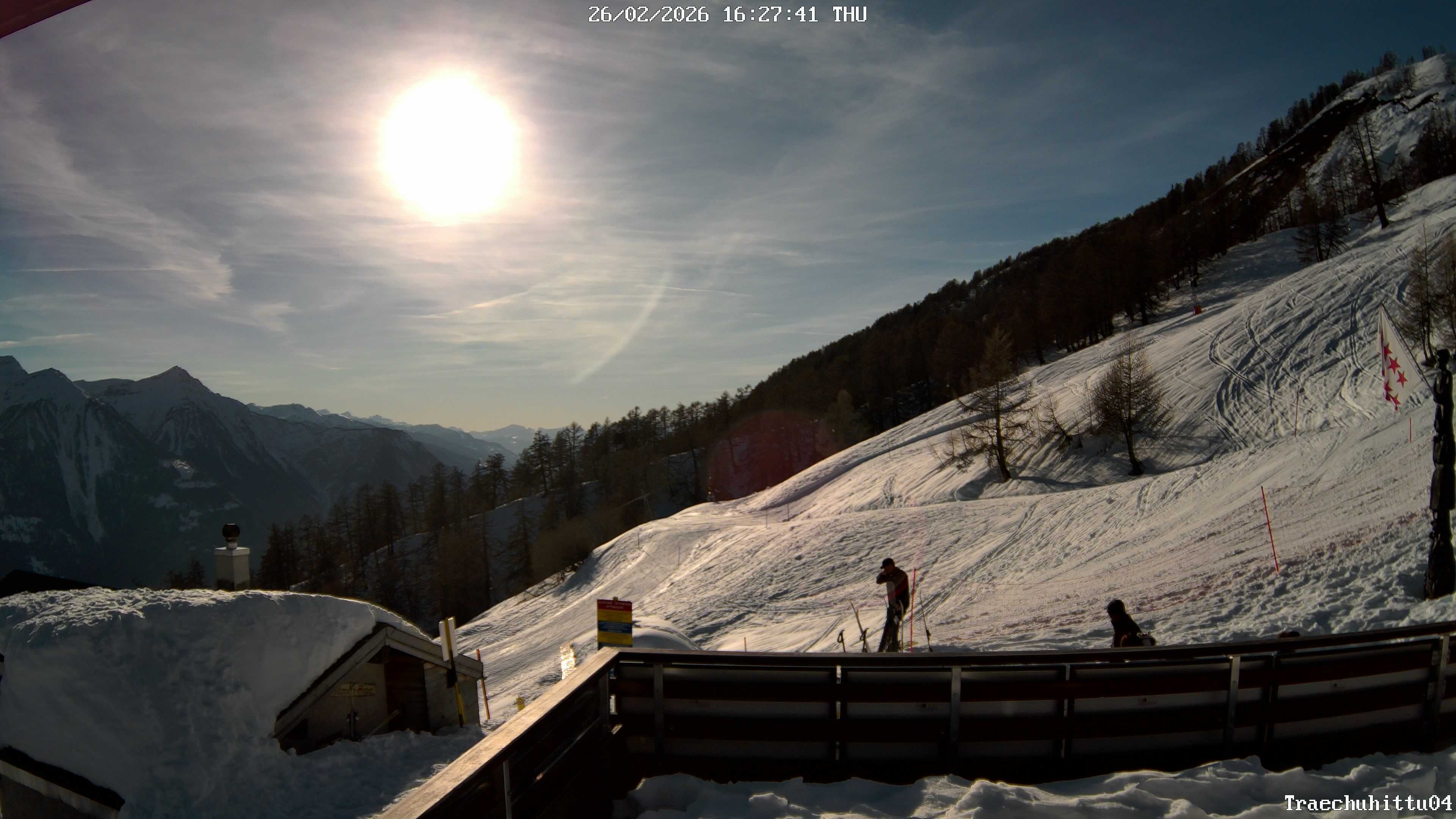 Archived image Webcam Restaurant Trächuhittu in Jeizine