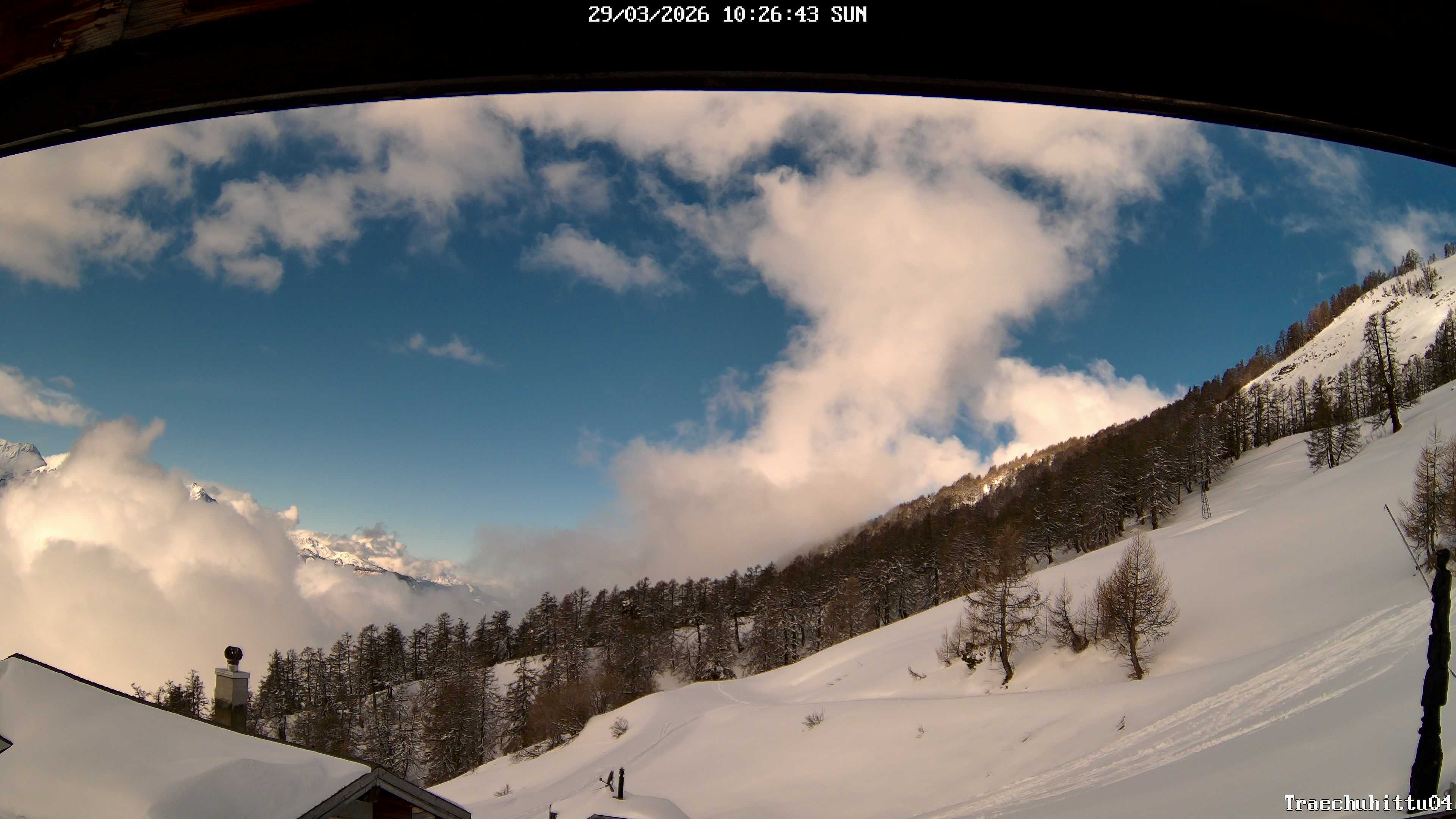 Archiv Foto Webcam Restaurant Trächuhittu (Jeizine)