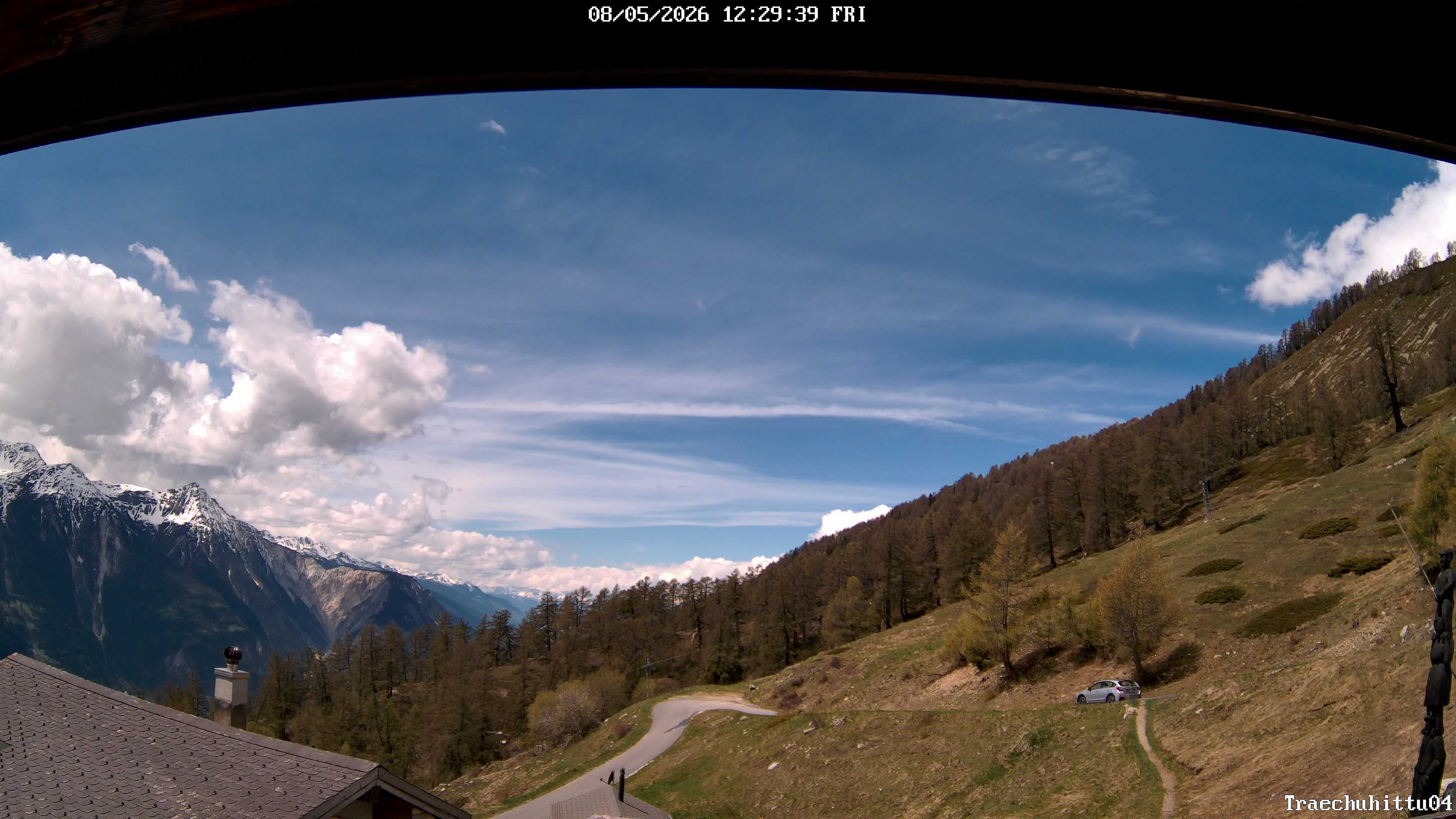 Archived image Webcam Restaurant Trächuhittu in Jeizine