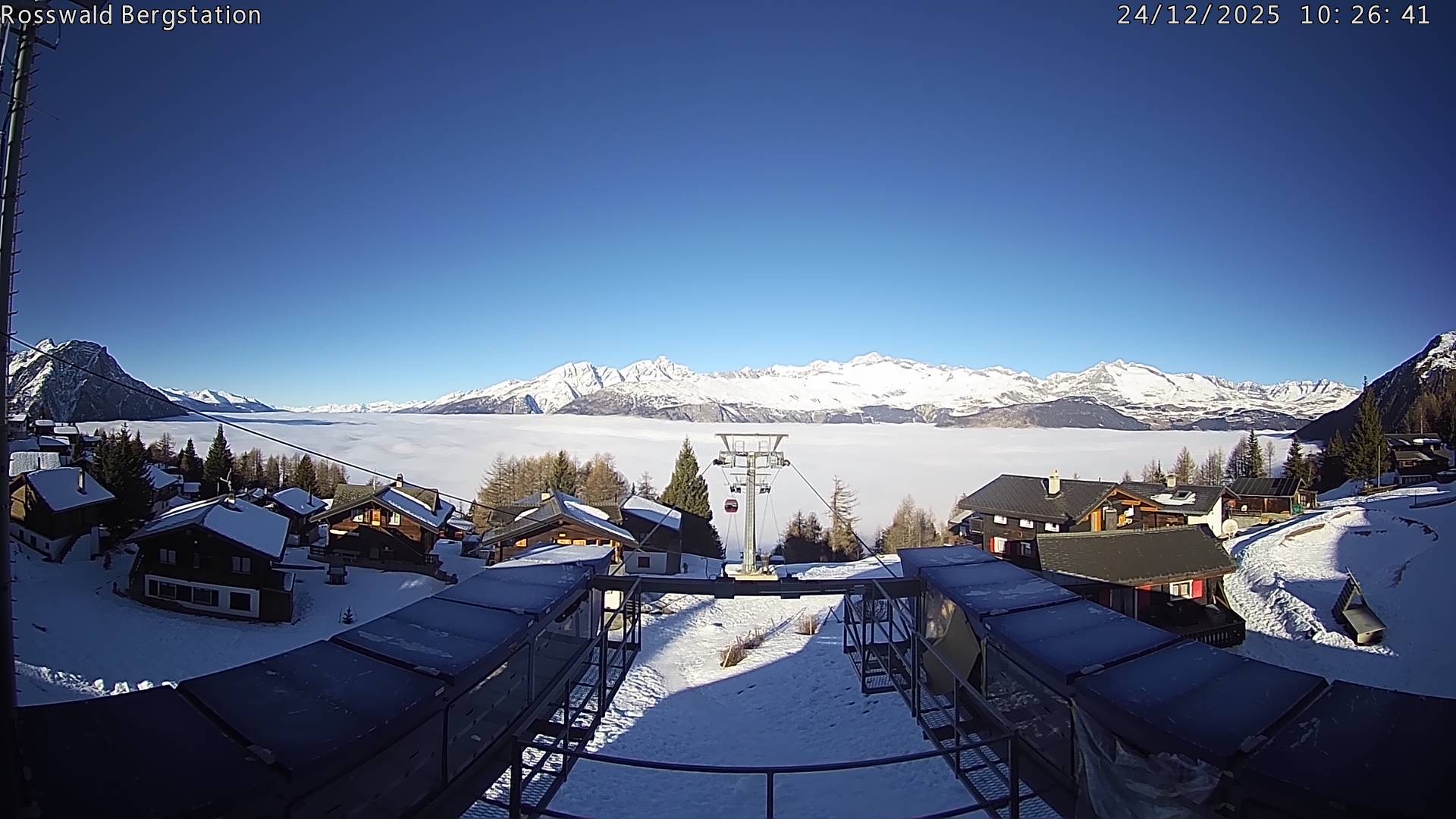 Archiv Foto Webcam Rosswald - Bergstation