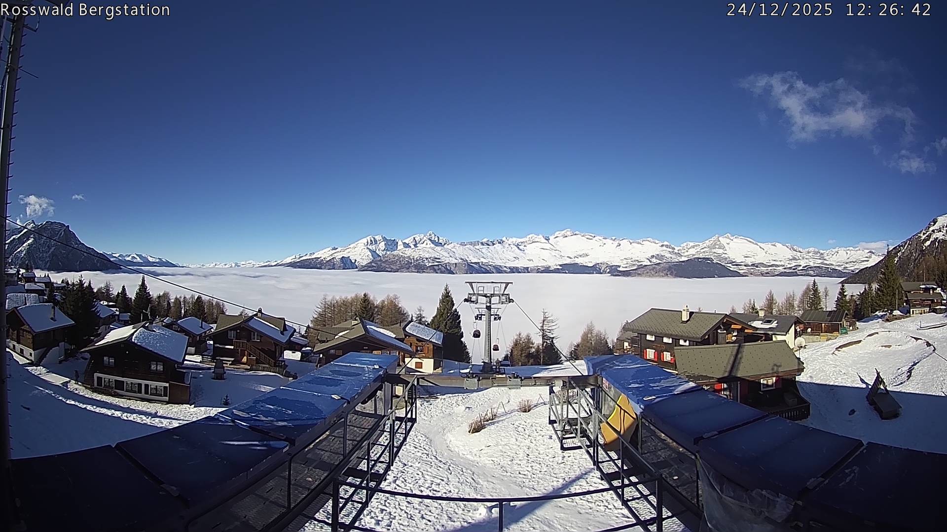 Archiv Foto Webcam Rosswald - Bergstation