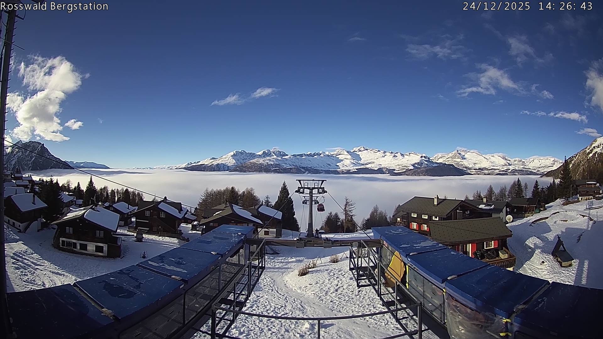 Archiv Foto Webcam Rosswald - Bergstation