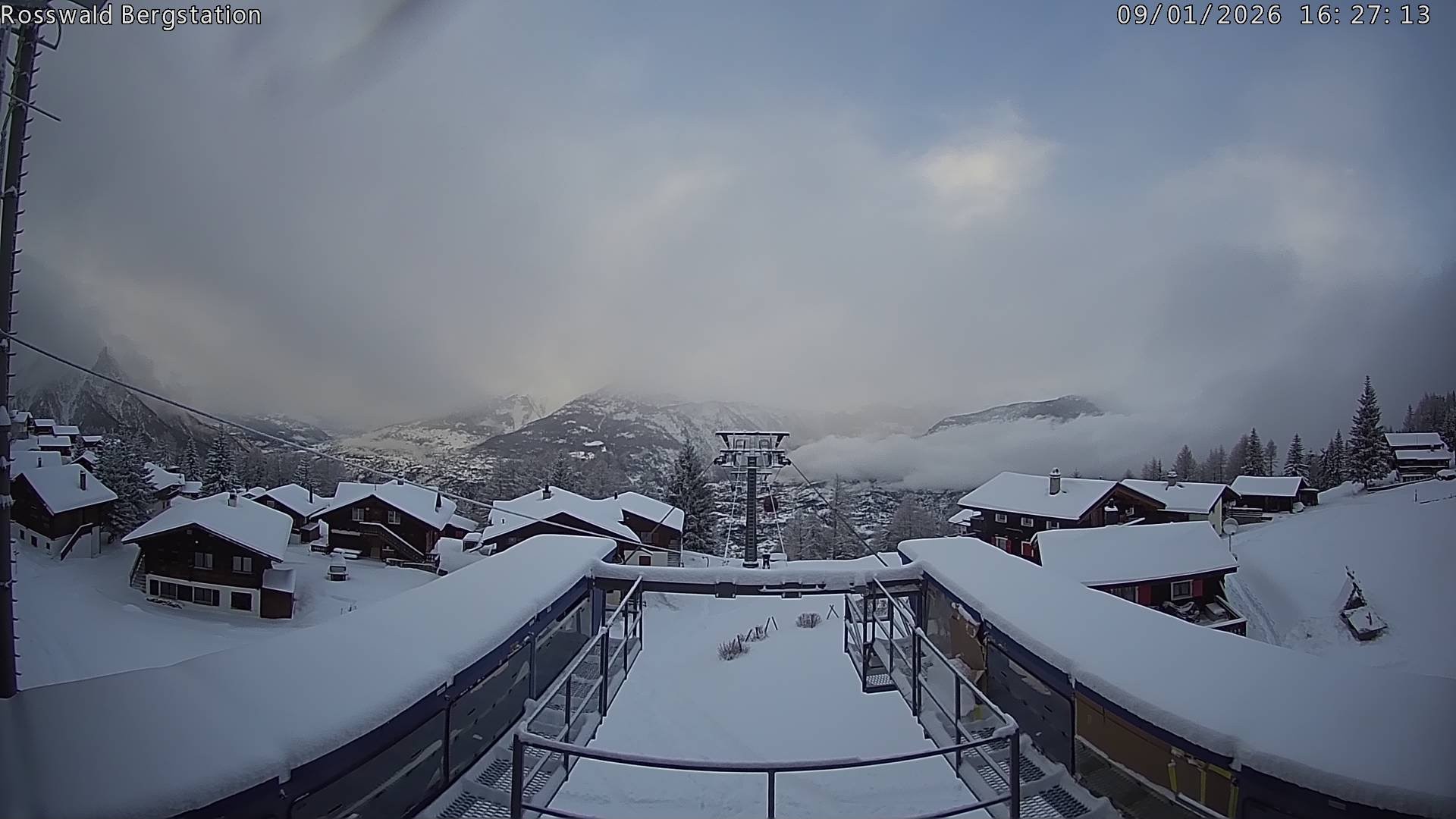 Archiv Foto Webcam Rosswald - Bergstation