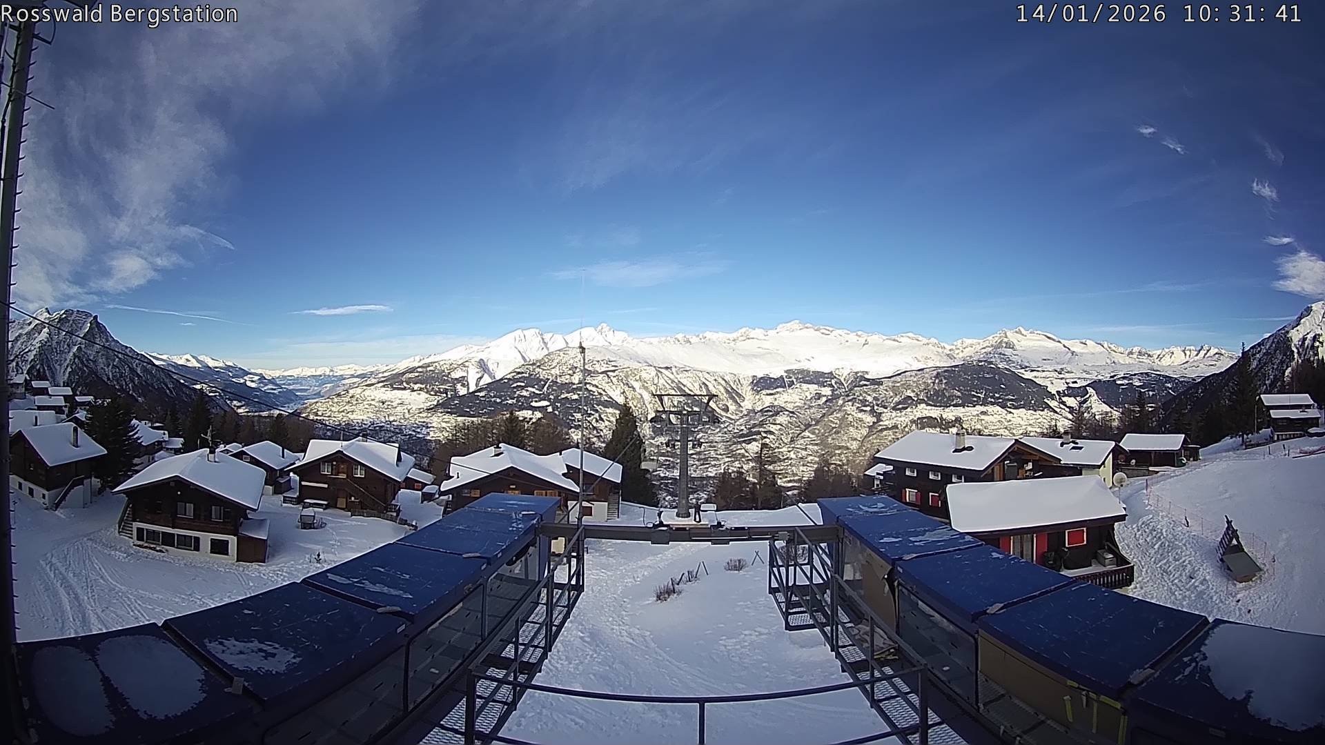 Archiv Foto Webcam Rosswald - Bergstation