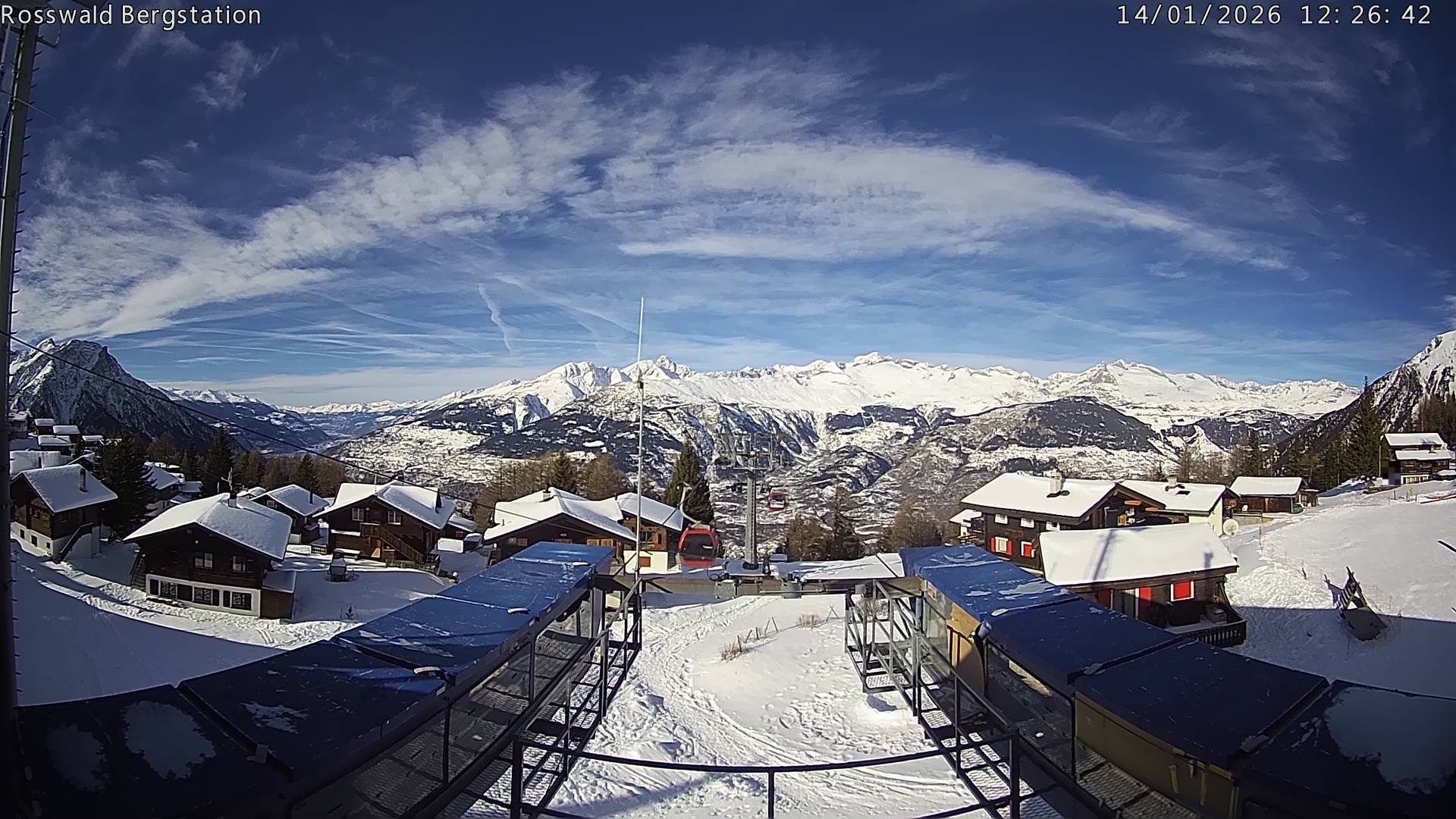 Archiv Foto Webcam Rosswald - Bergstation