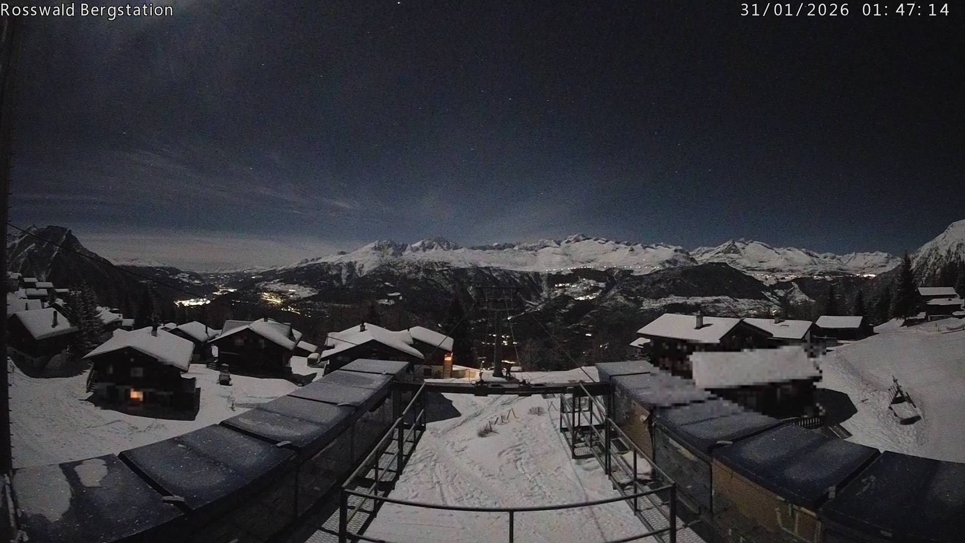 Archiv Foto Webcam Rosswald - Bergstation