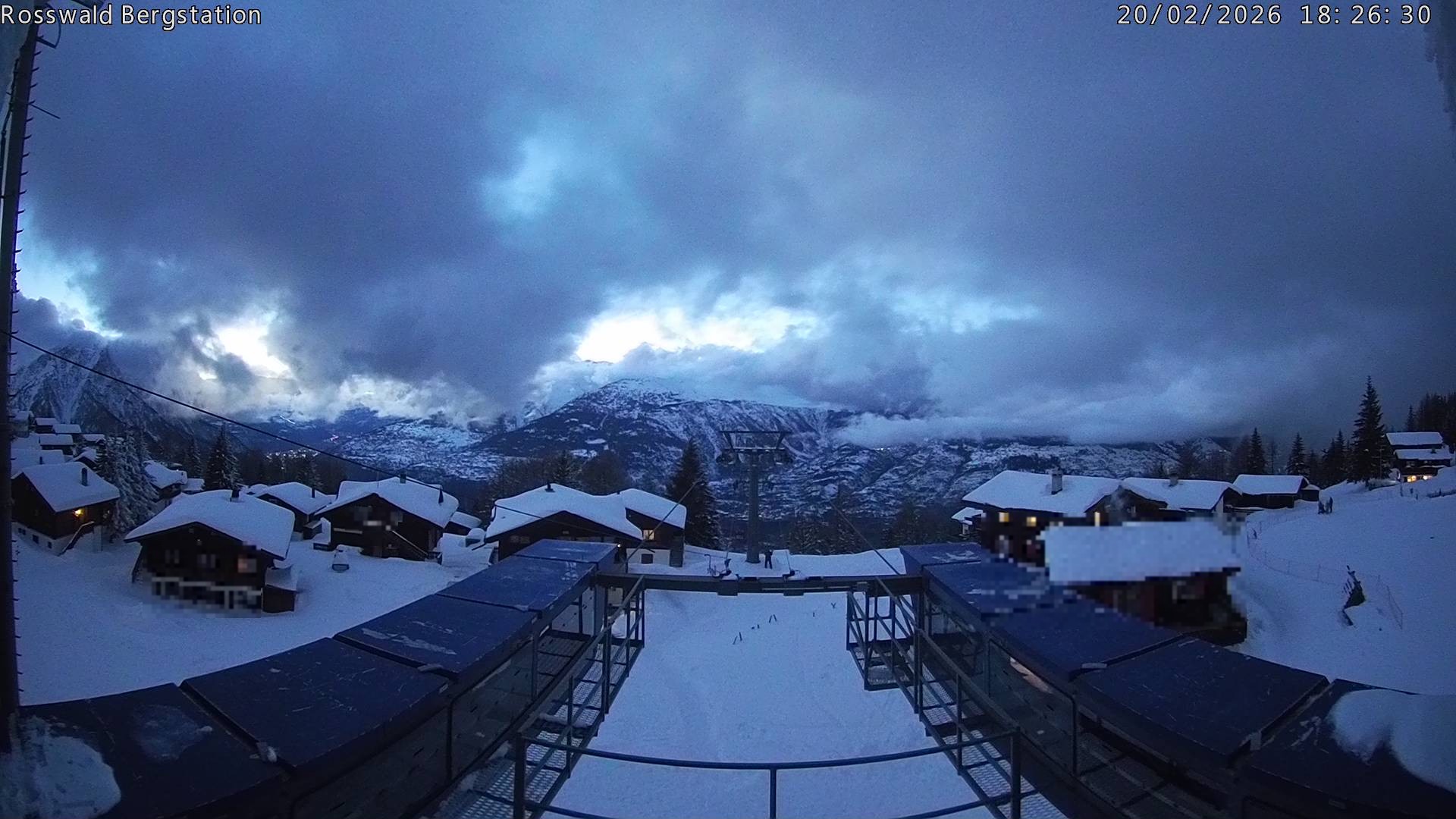 Archiv Foto Webcam Rosswald - Bergstation