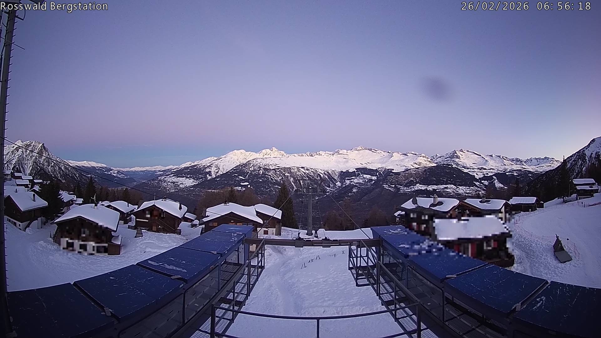 Archived image Webcam Rosswald - top station