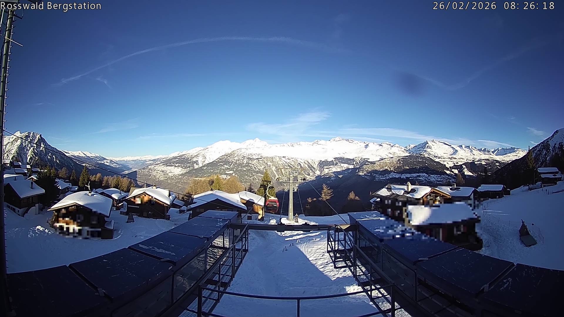 Archived image Webcam Rosswald - top station