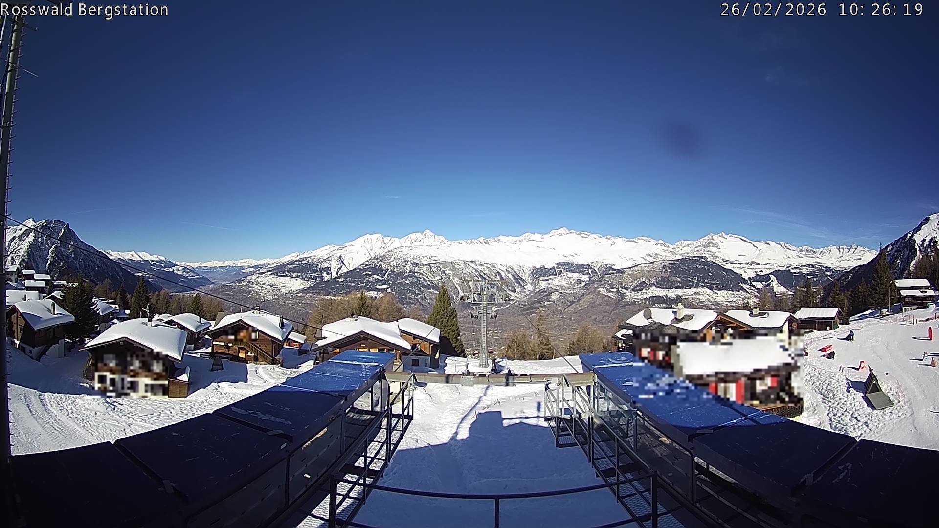 Archived image Webcam Rosswald - top station