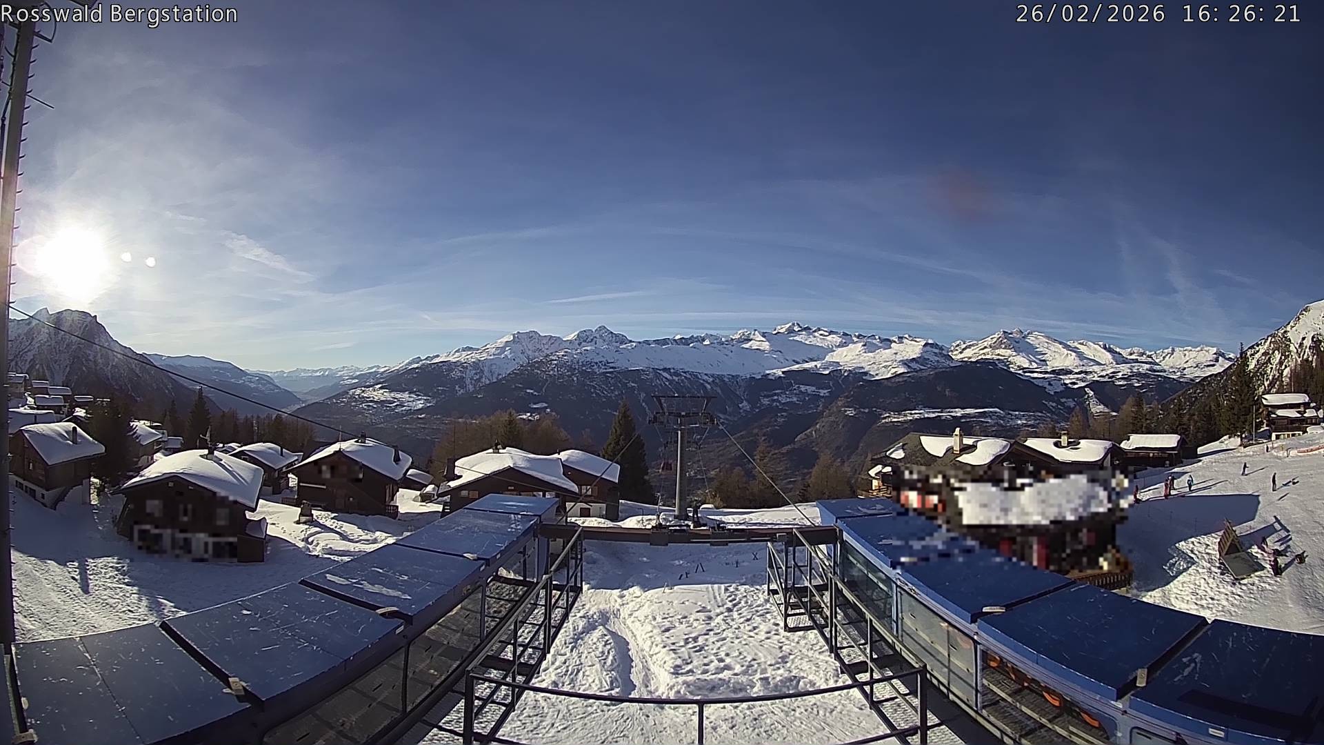 Archived image Webcam Rosswald - top station