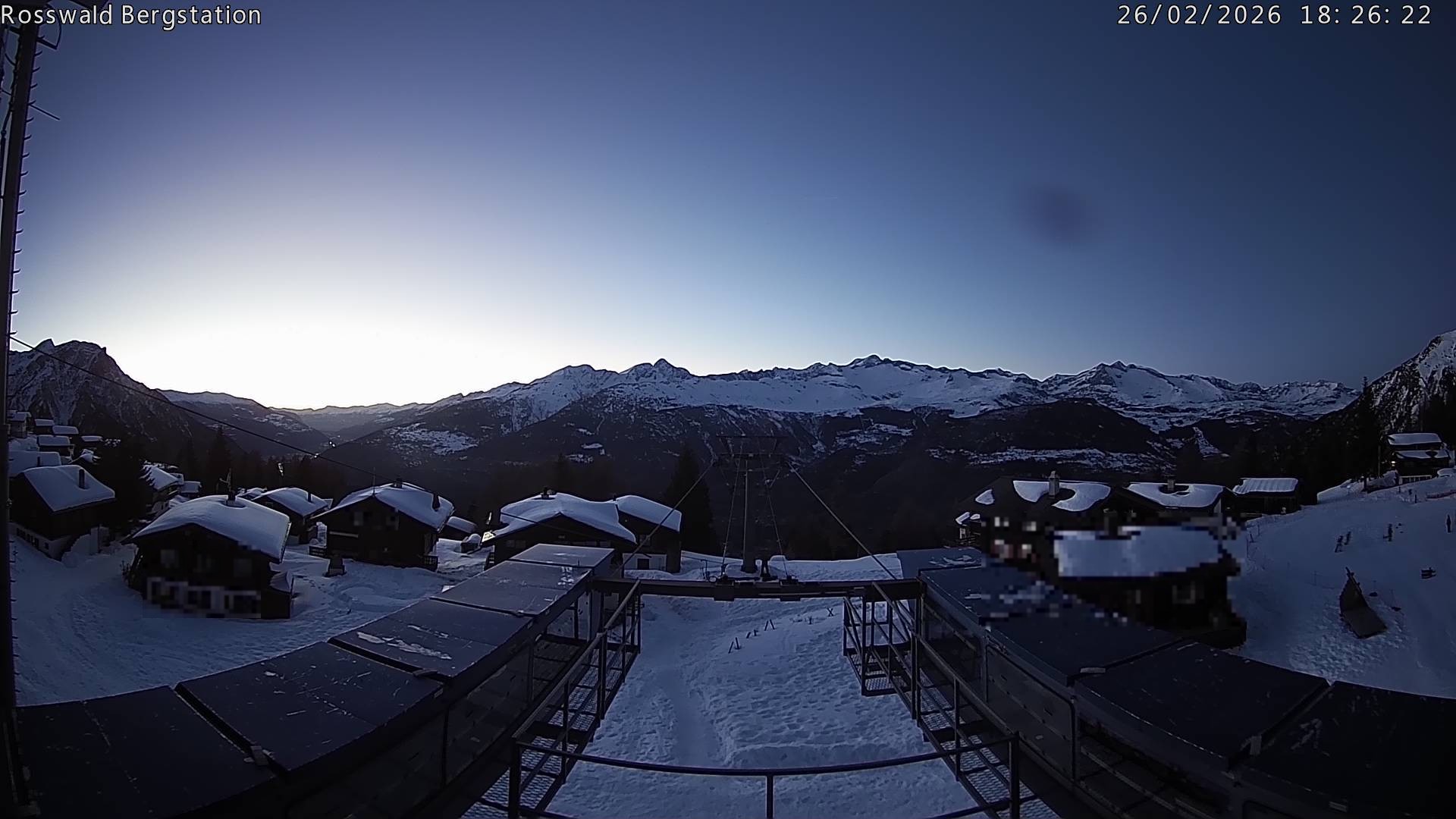 Archived image Webcam Rosswald - top station