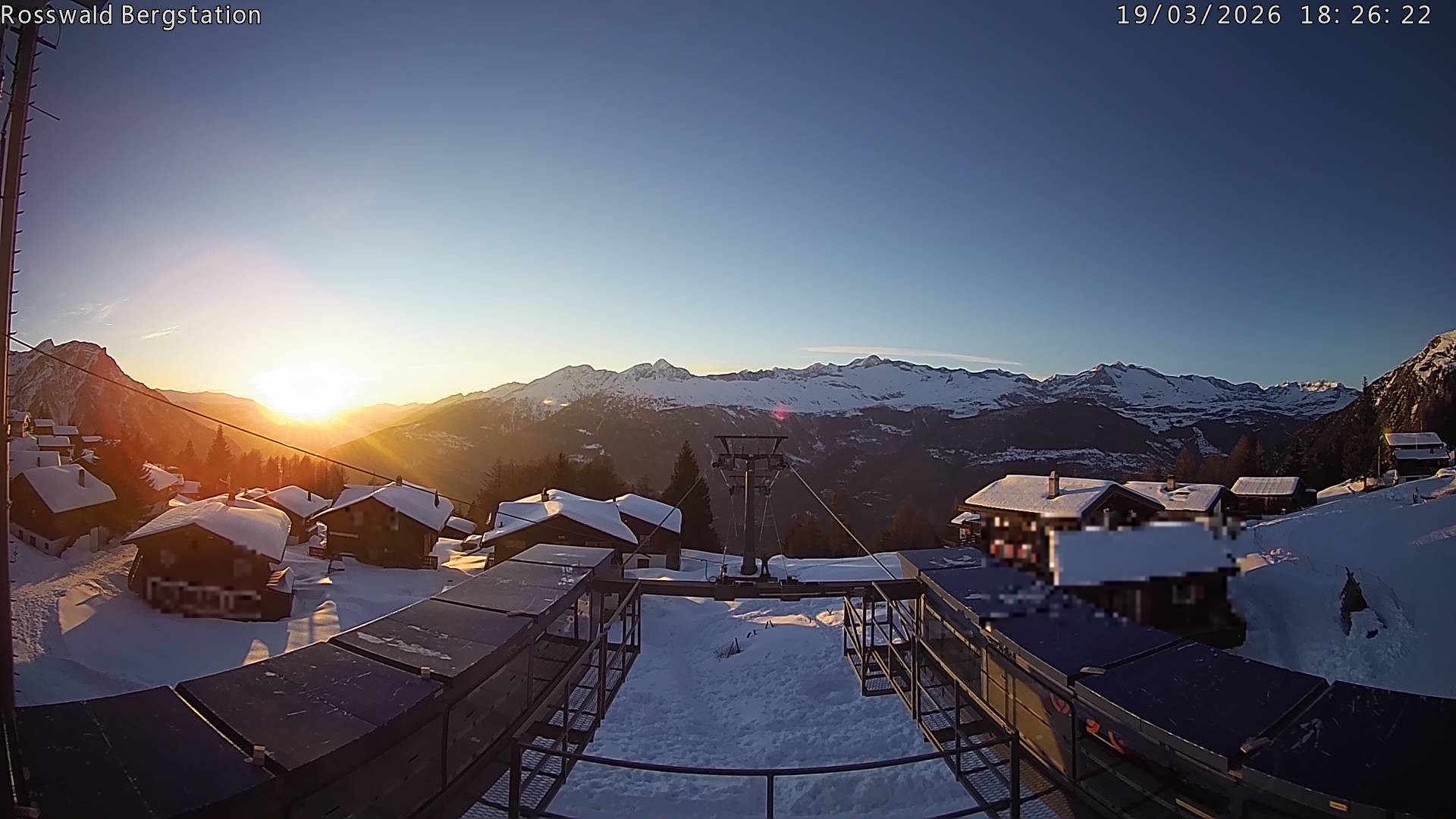 Archiv Foto Webcam Rosswald - Bergstation