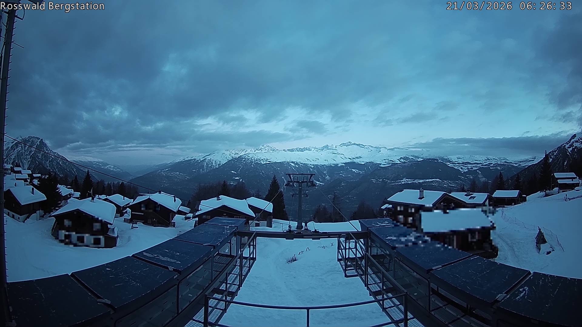 Archiv Foto Webcam Rosswald - Bergstation