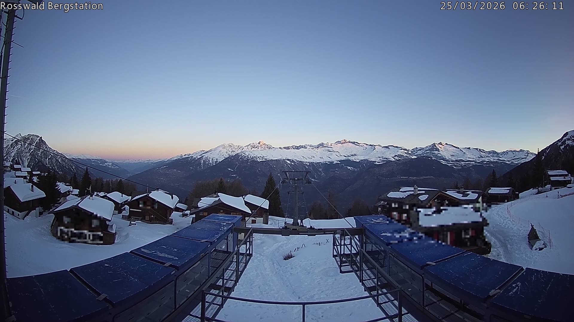 Archived image Webcam Rosswald - top station