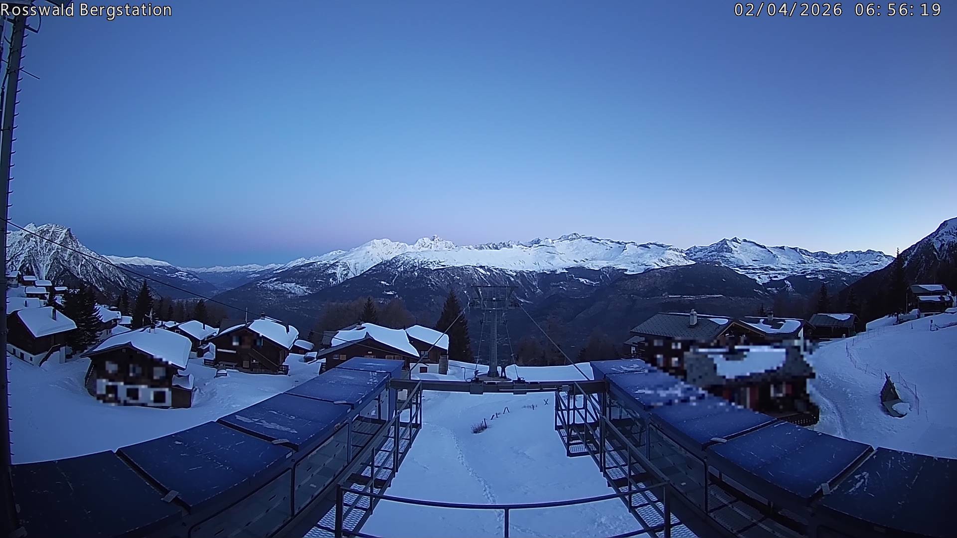 Archived image Webcam Rosswald - top station