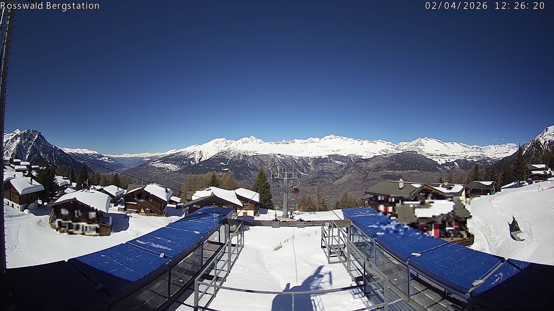 Archived image Webcam Rosswald - top station