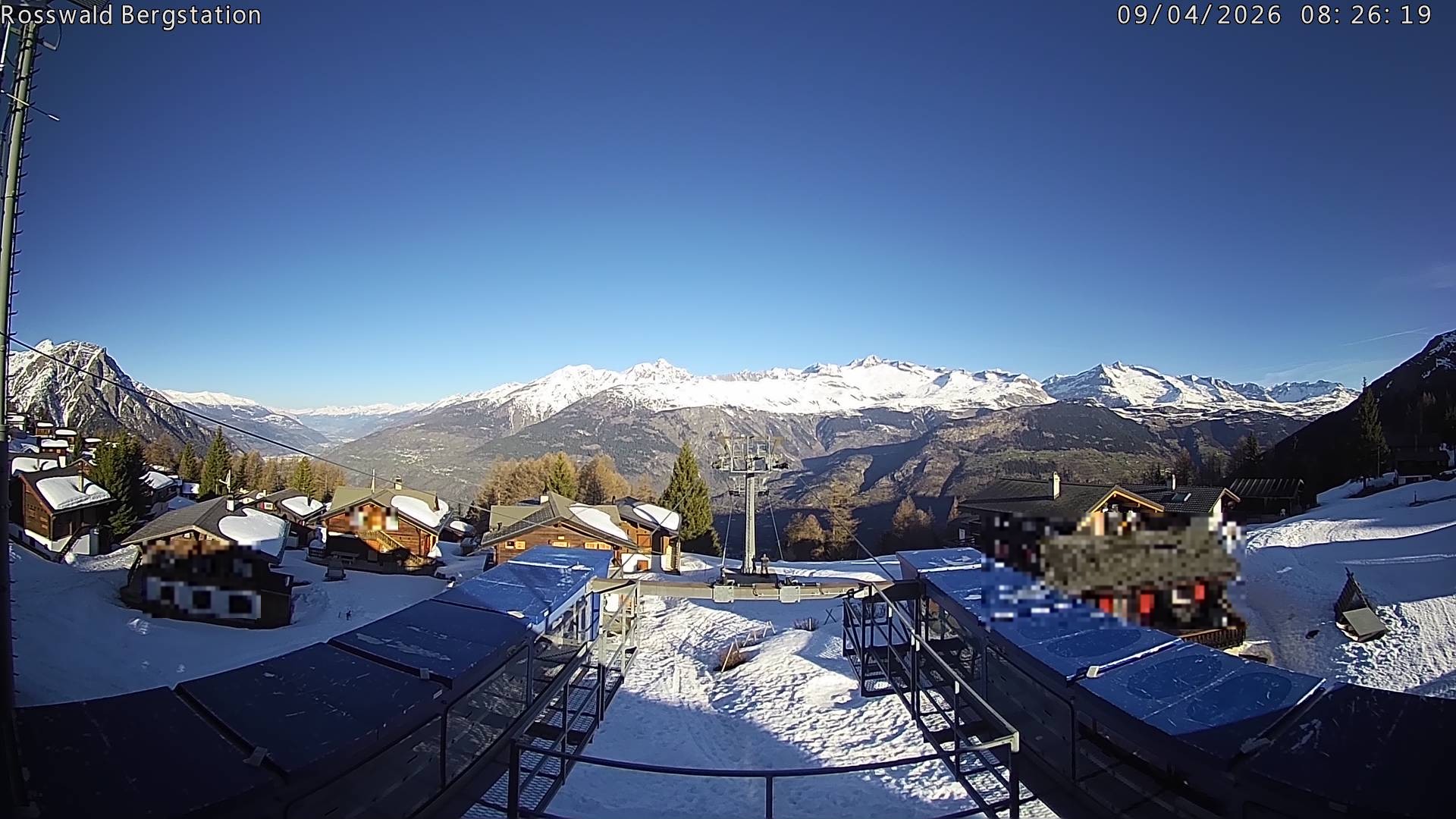 Archiv Foto Webcam Rosswald - Bergstation