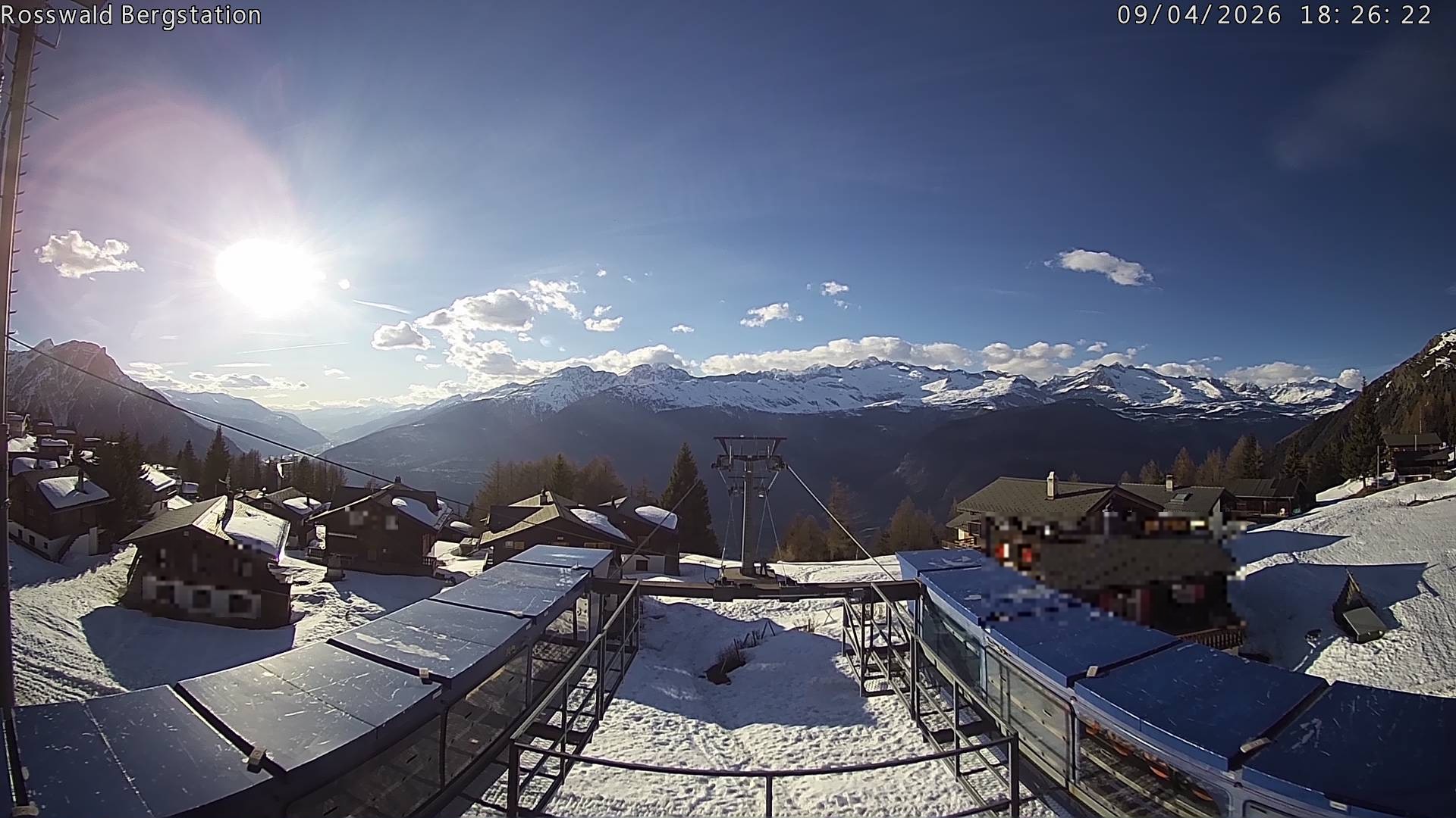 Archiv Foto Webcam Rosswald - Bergstation