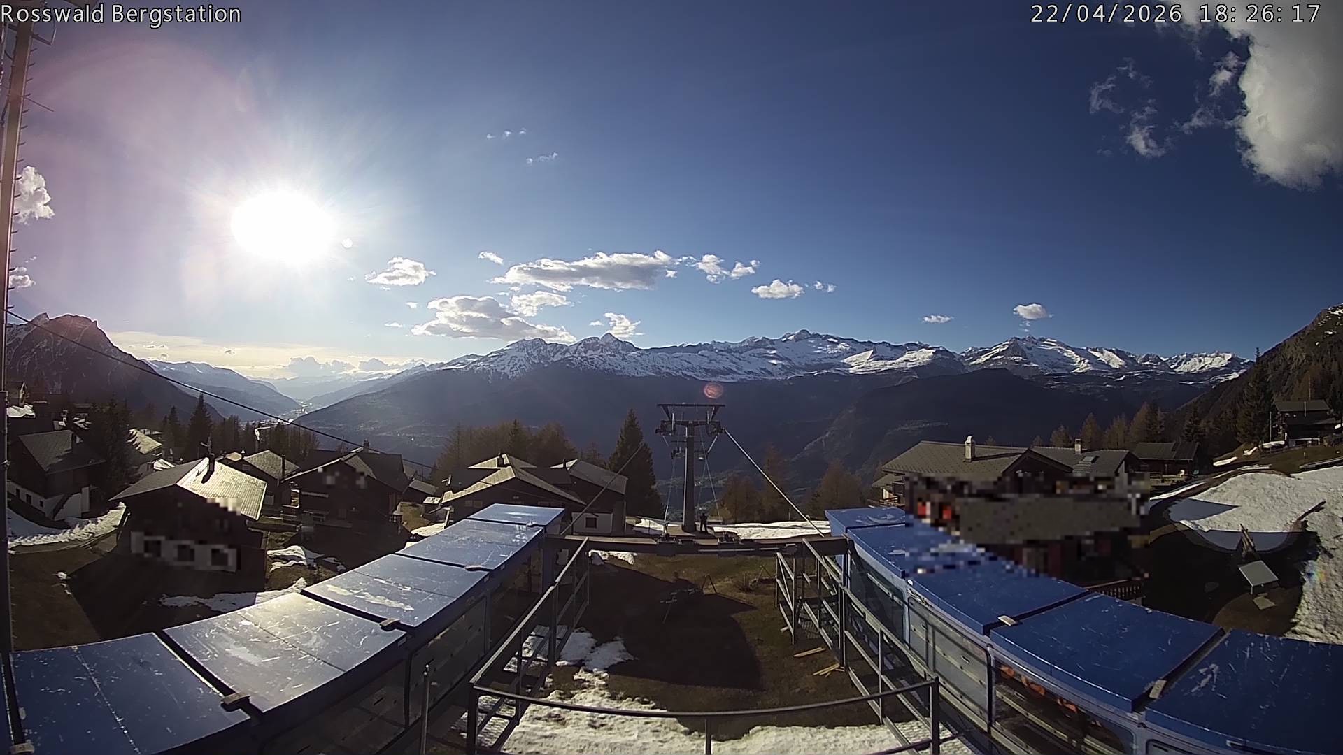 Archiv Foto Webcam Rosswald - Bergstation