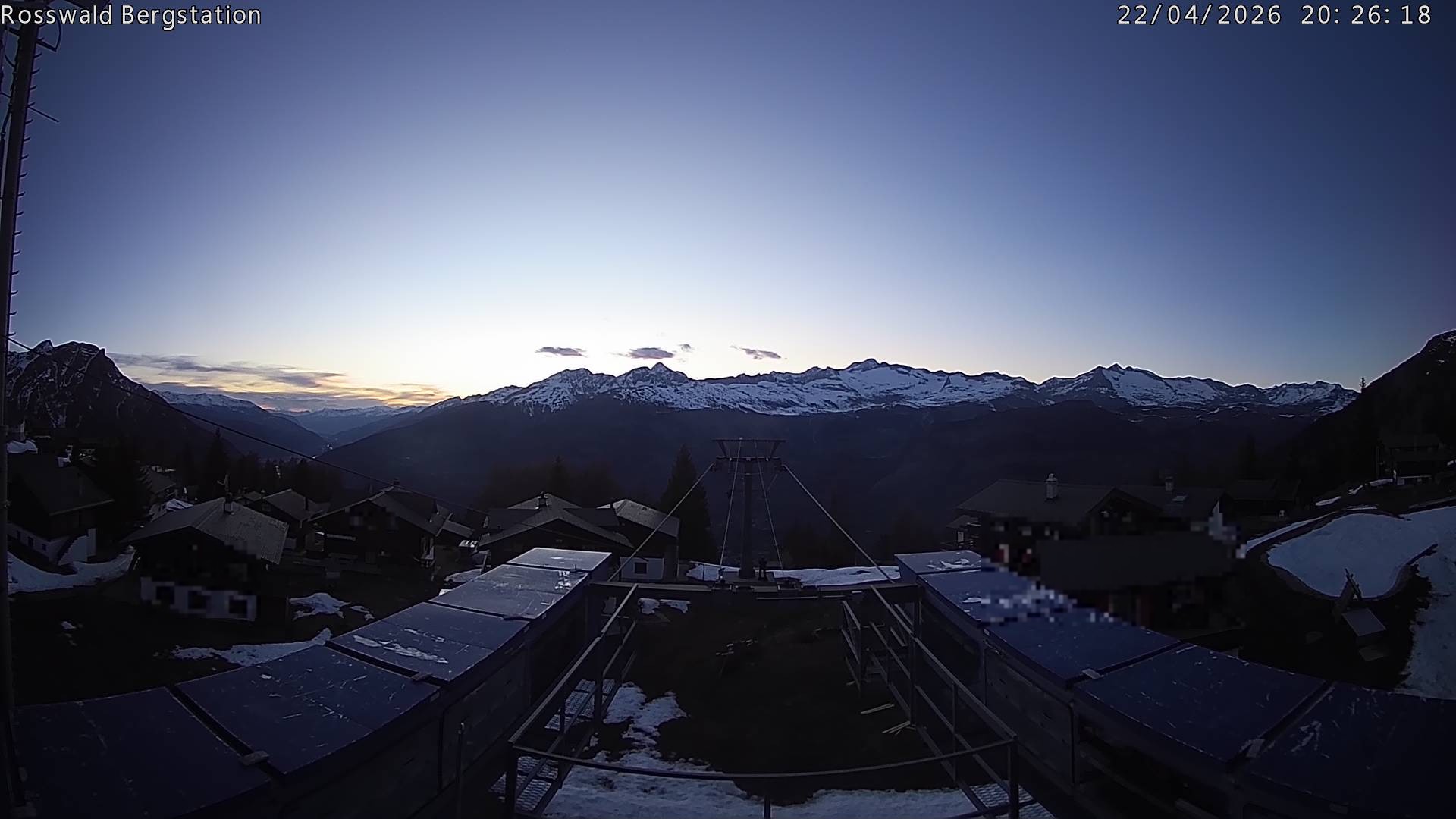 Archiv Foto Webcam Rosswald - Bergstation