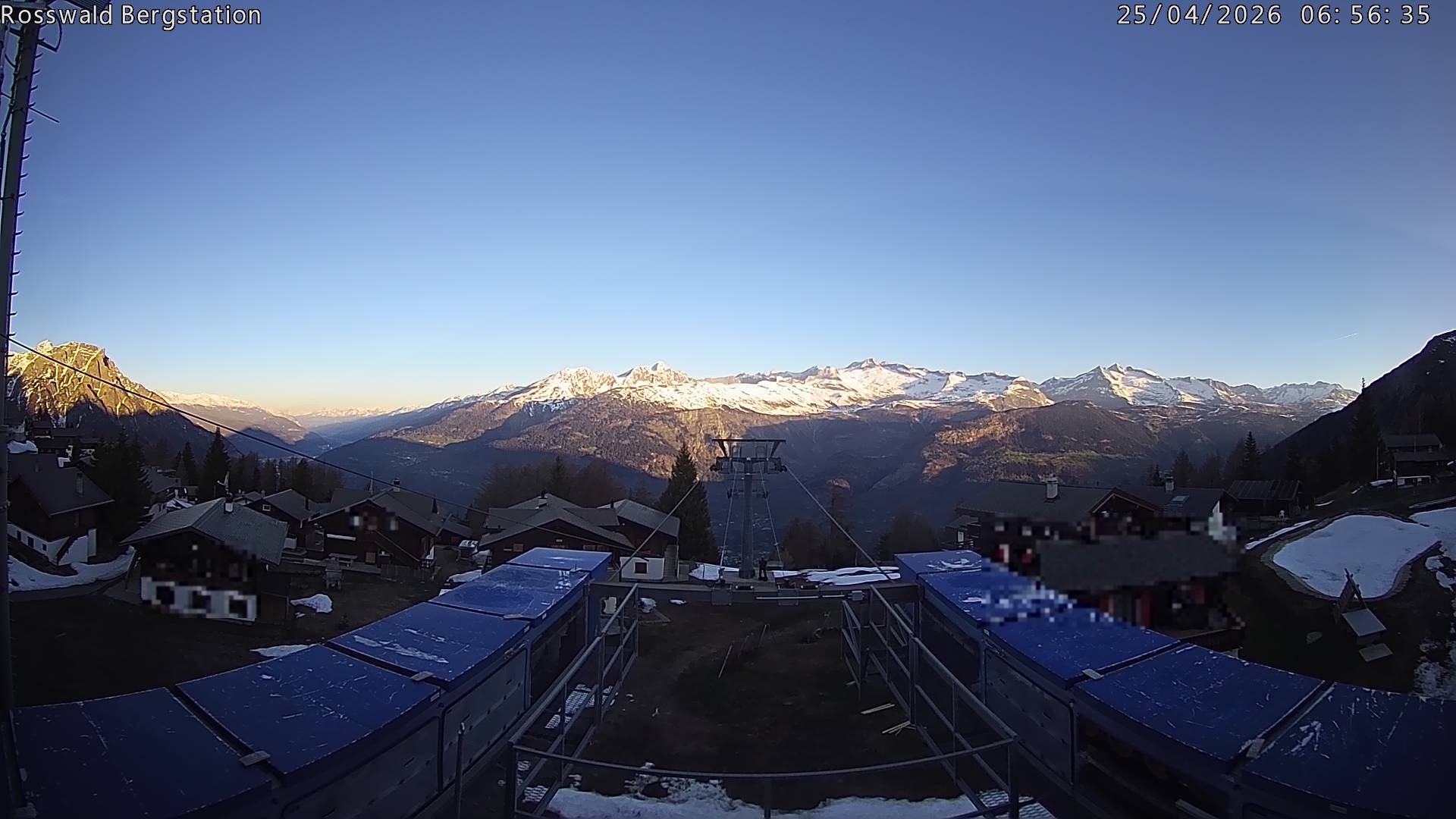 Archived image Webcam Rosswald - top station