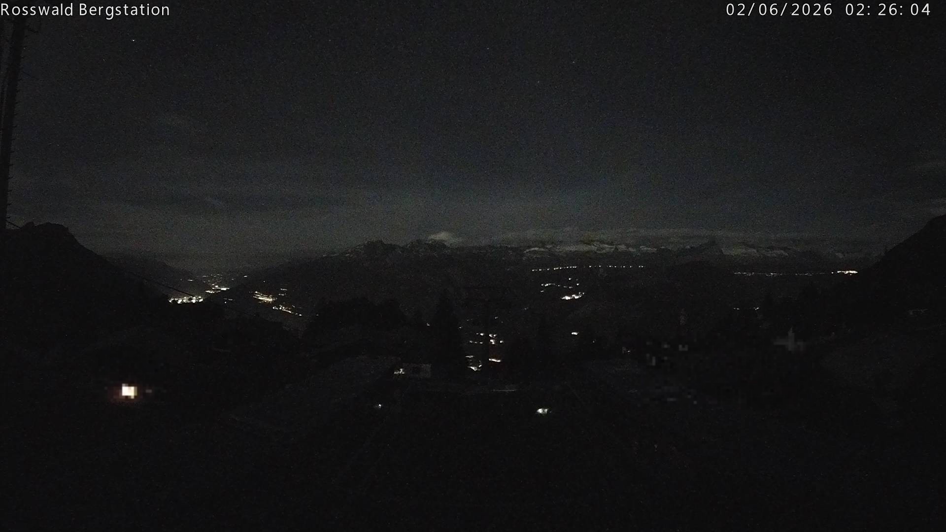 Archiv Foto Webcam Rosswald - Bergstation