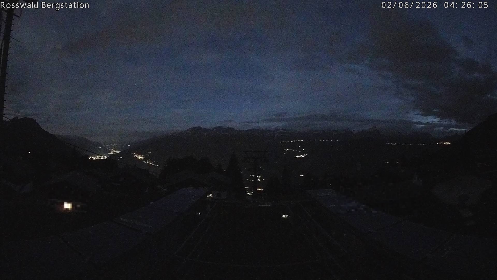 Archiv Foto Webcam Rosswald - Bergstation