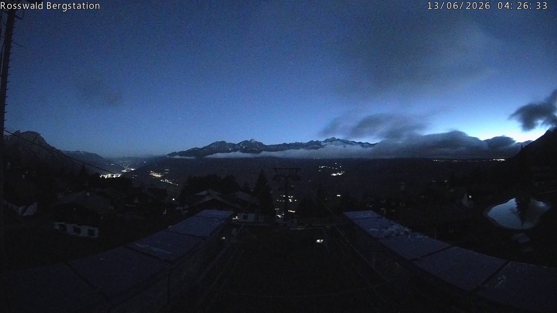 Archiv Foto Webcam Rosswald - Bergstation