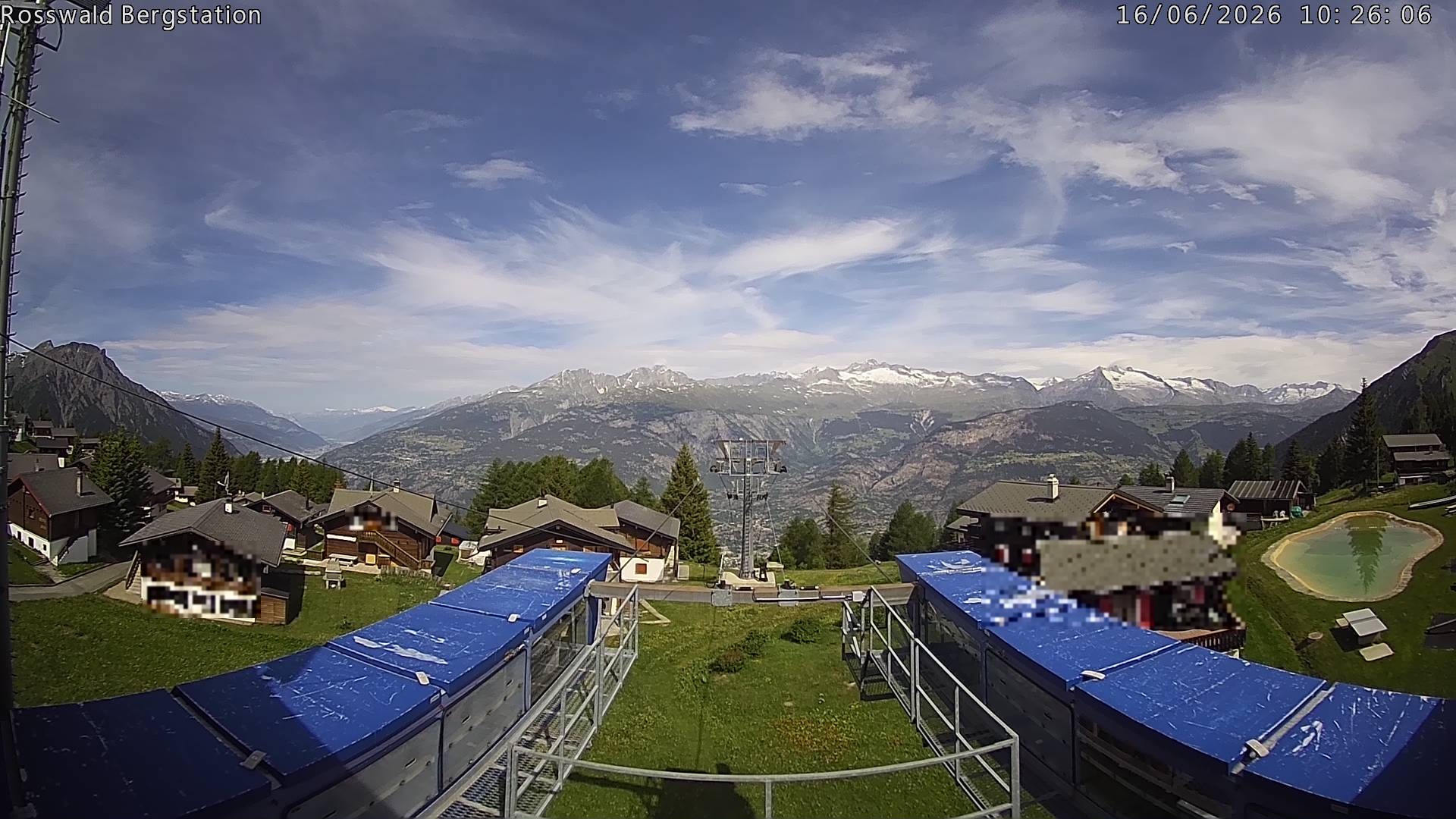 Archiv Foto Webcam Rosswald - Bergstation