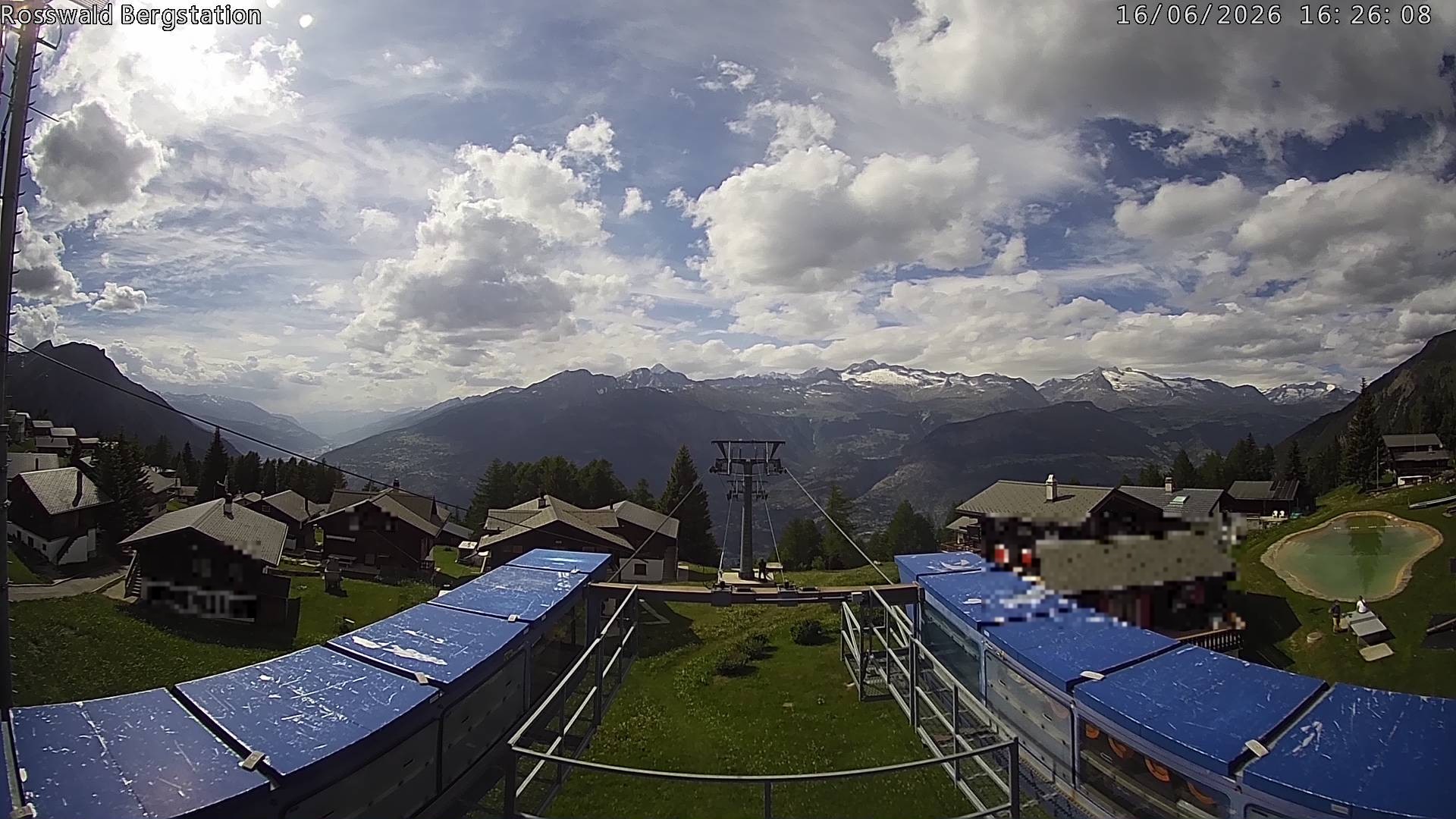 Archiv Foto Webcam Rosswald - Bergstation