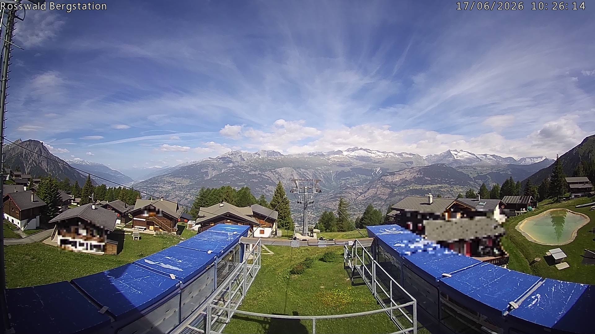 Archiv Foto Webcam Rosswald - Bergstation