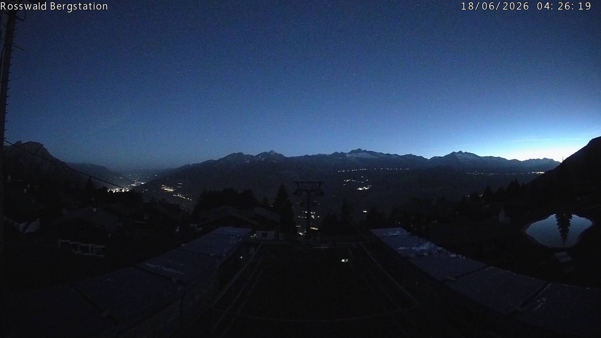 Archiv Foto Webcam Rosswald - Bergstation