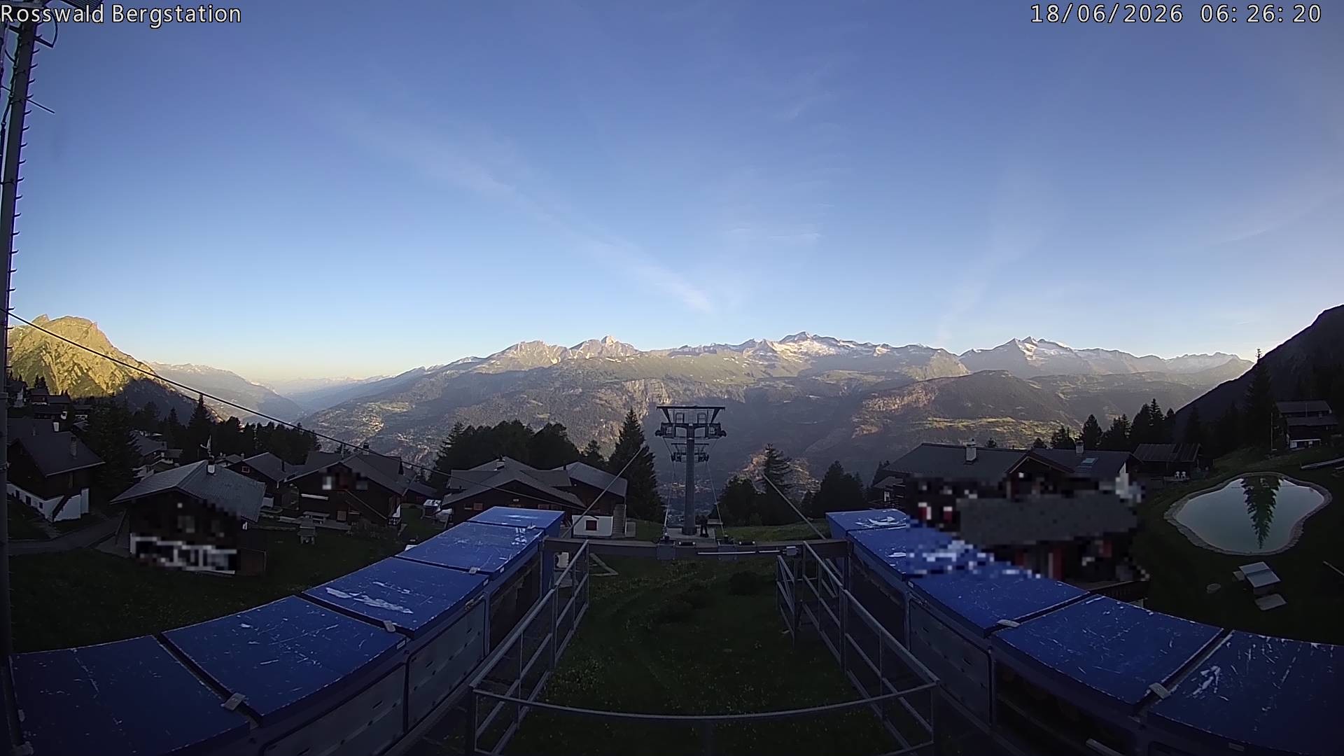 Archiv Foto Webcam Rosswald - Bergstation