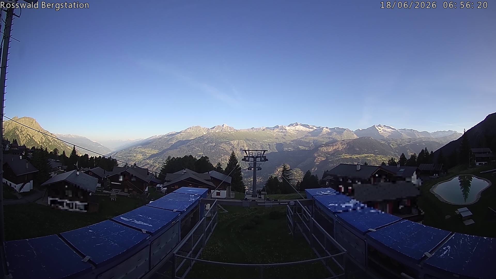 Archiv Foto Webcam Rosswald - Bergstation