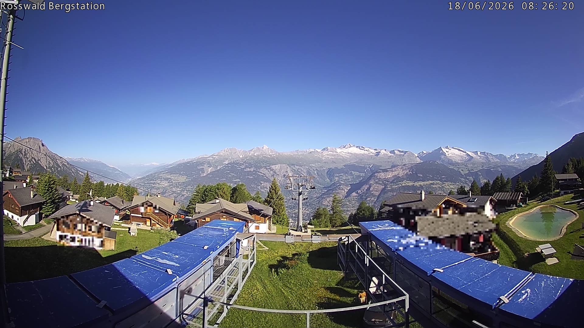 Archiv Foto Webcam Rosswald - Bergstation