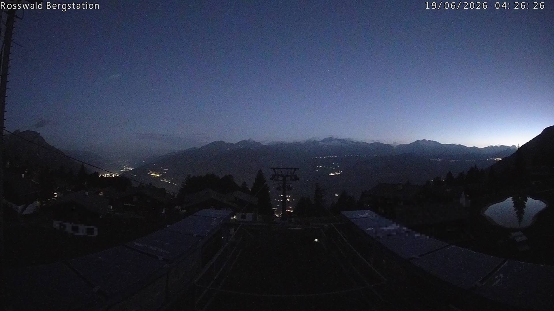 Archiv Foto Webcam Rosswald - Bergstation