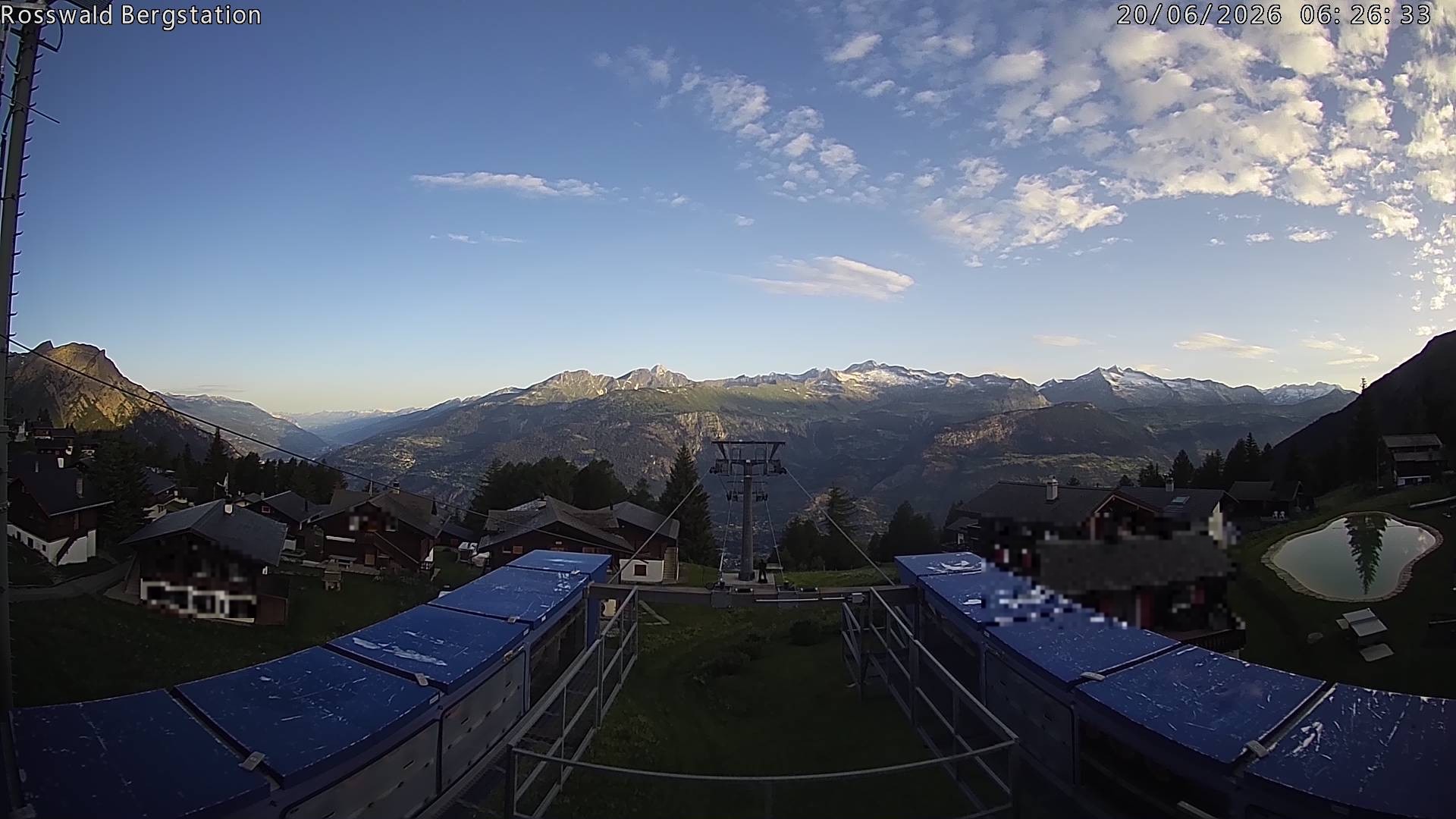 Archiv Foto Webcam Rosswald - Bergstation