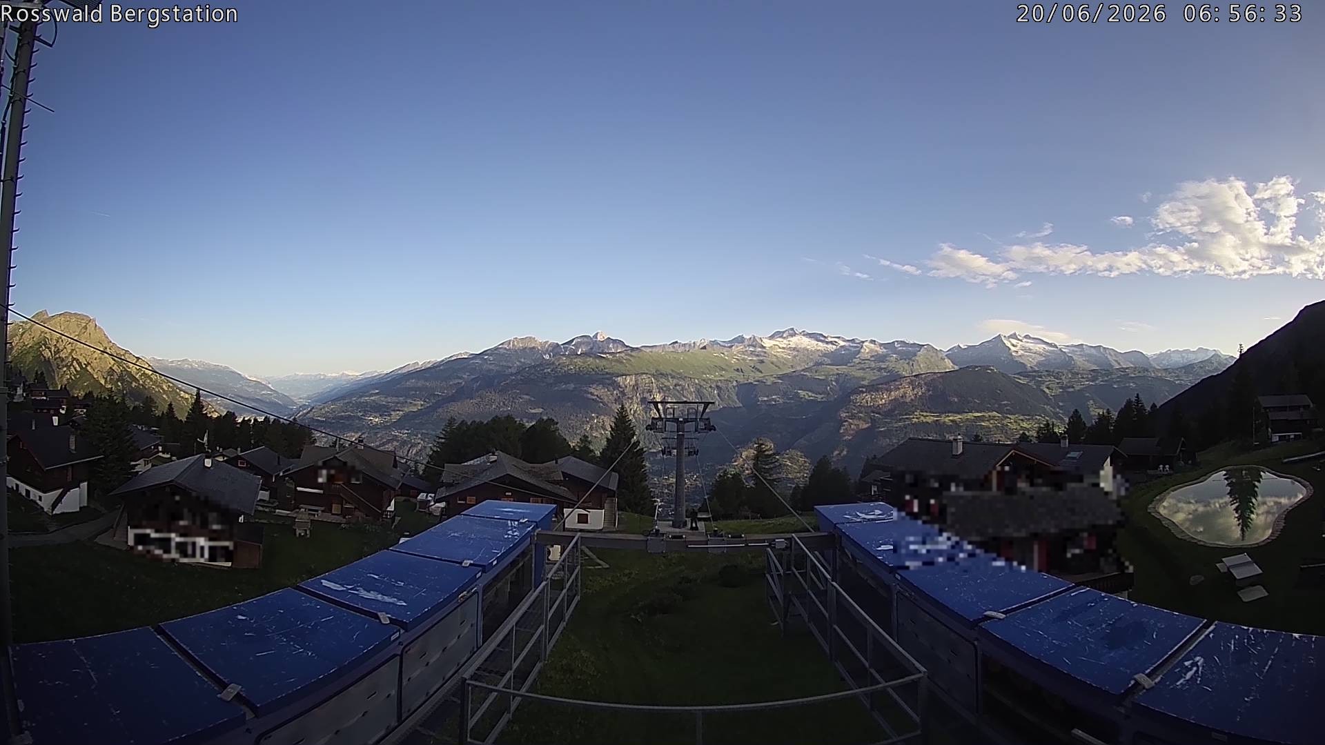 Archiv Foto Webcam Rosswald - Bergstation
