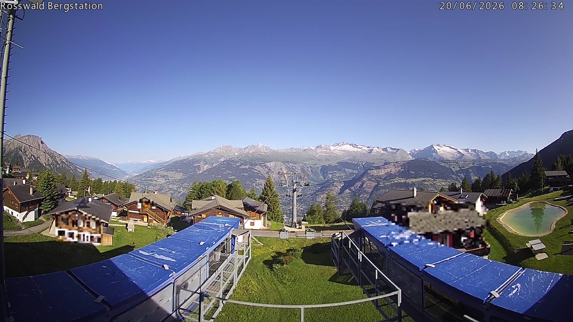 Archiv Foto Webcam Rosswald - Bergstation