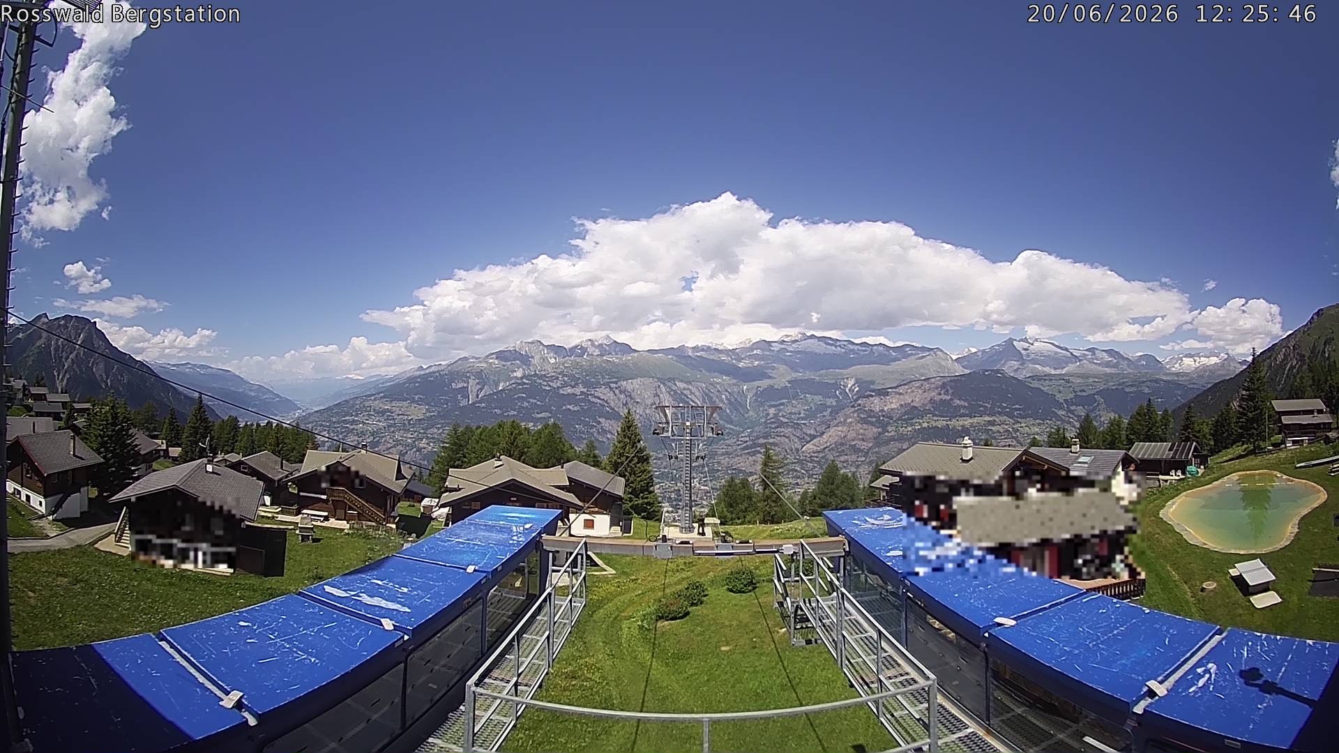 Archiv Foto Webcam Rosswald - Bergstation
